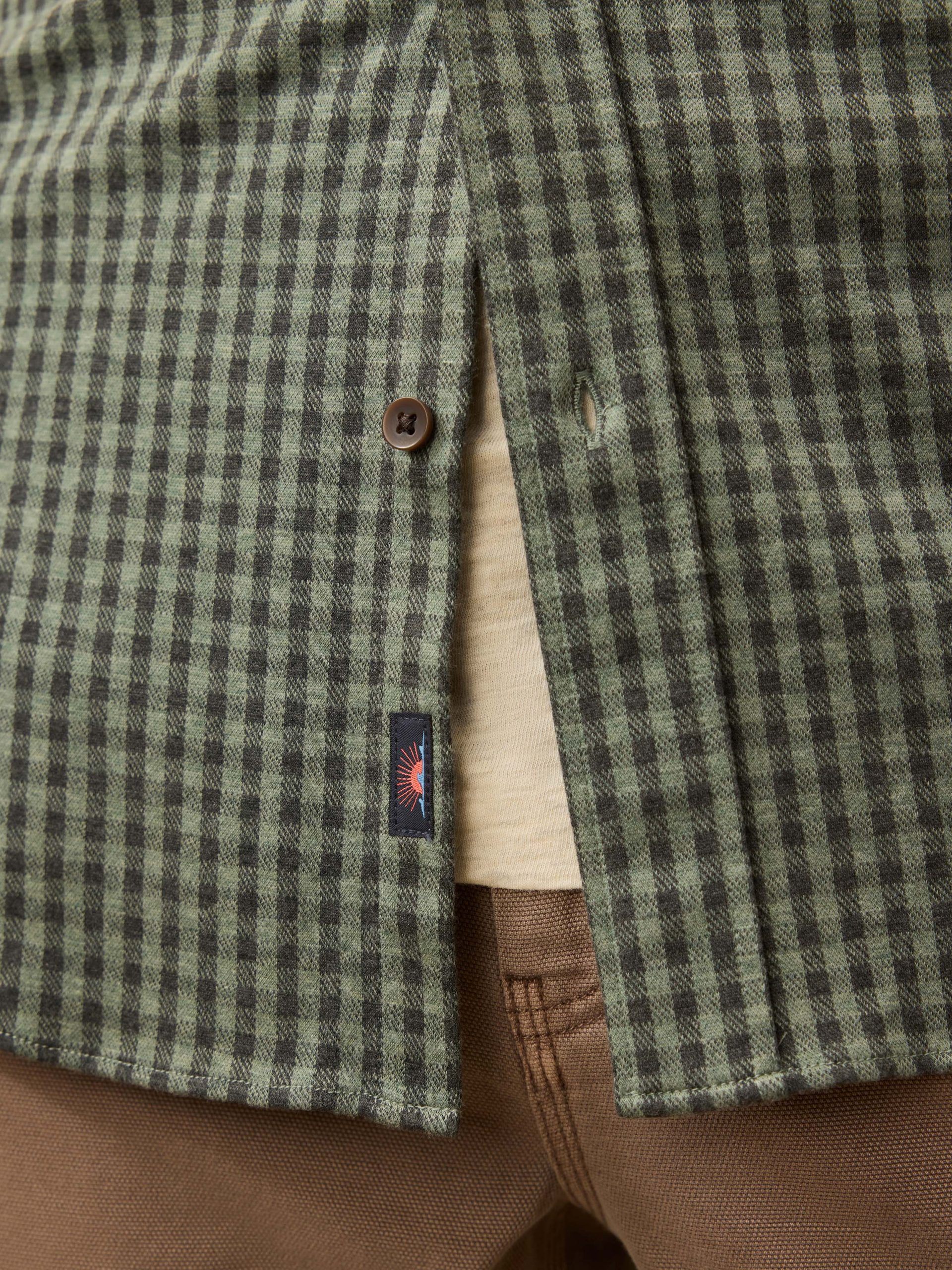 Coastline Knit Shirt - Forest Road Gingham - Image 6