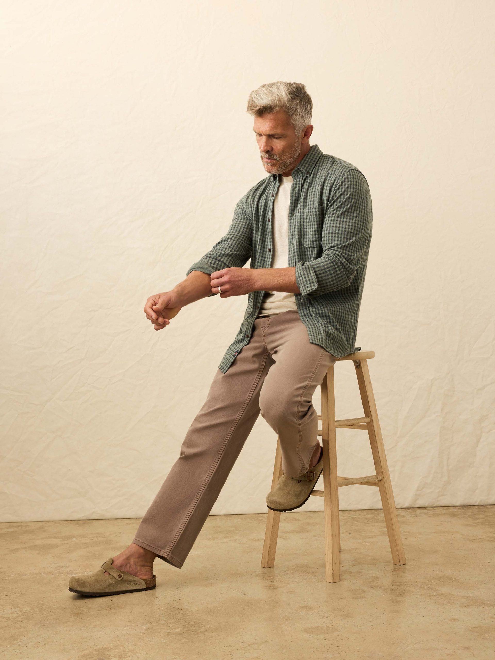 Coastline Knit Shirt - Forest Road Gingham - Image 4