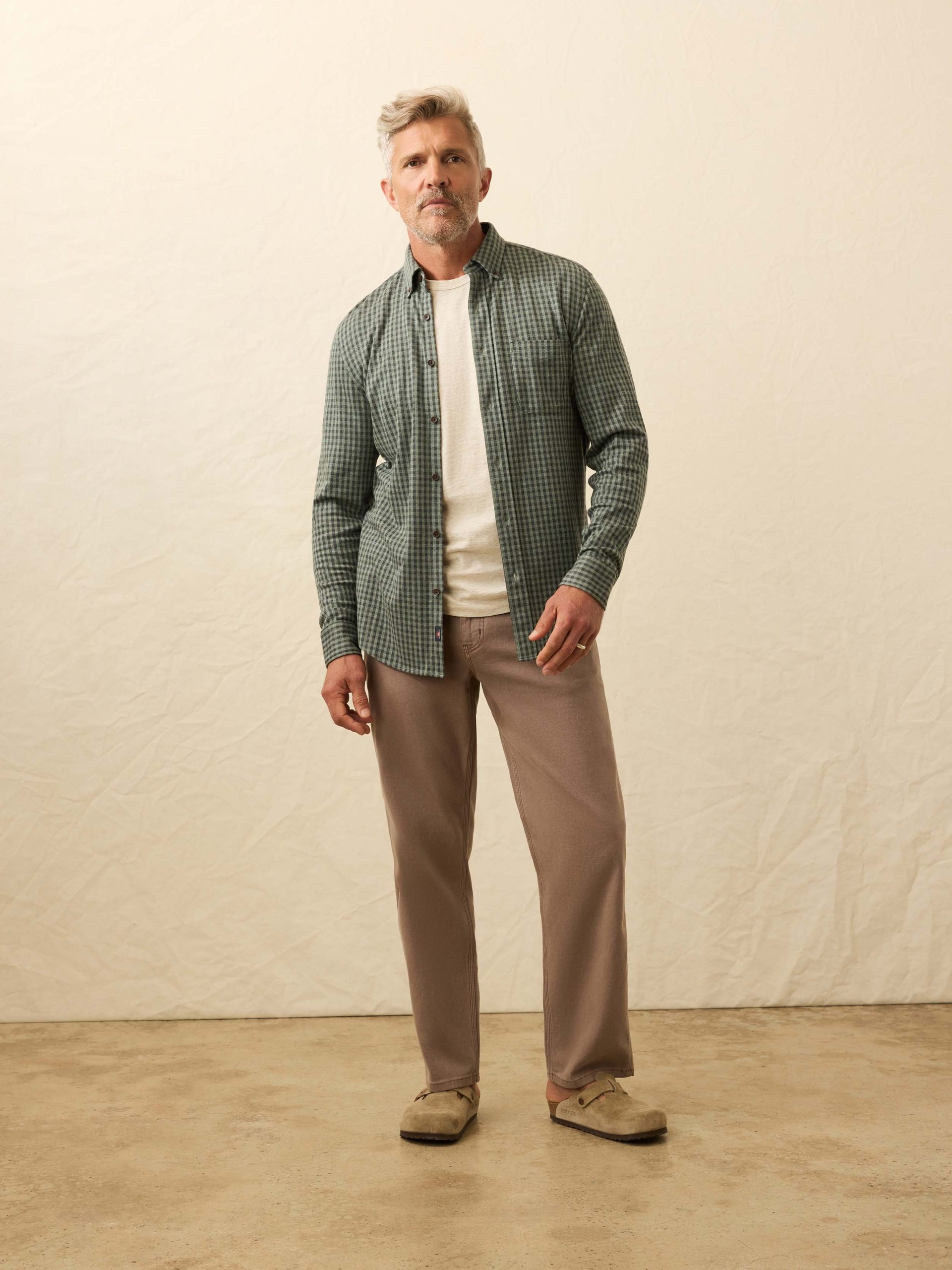 Coastline Knit Shirt - Forest Road Gingham - Image 2