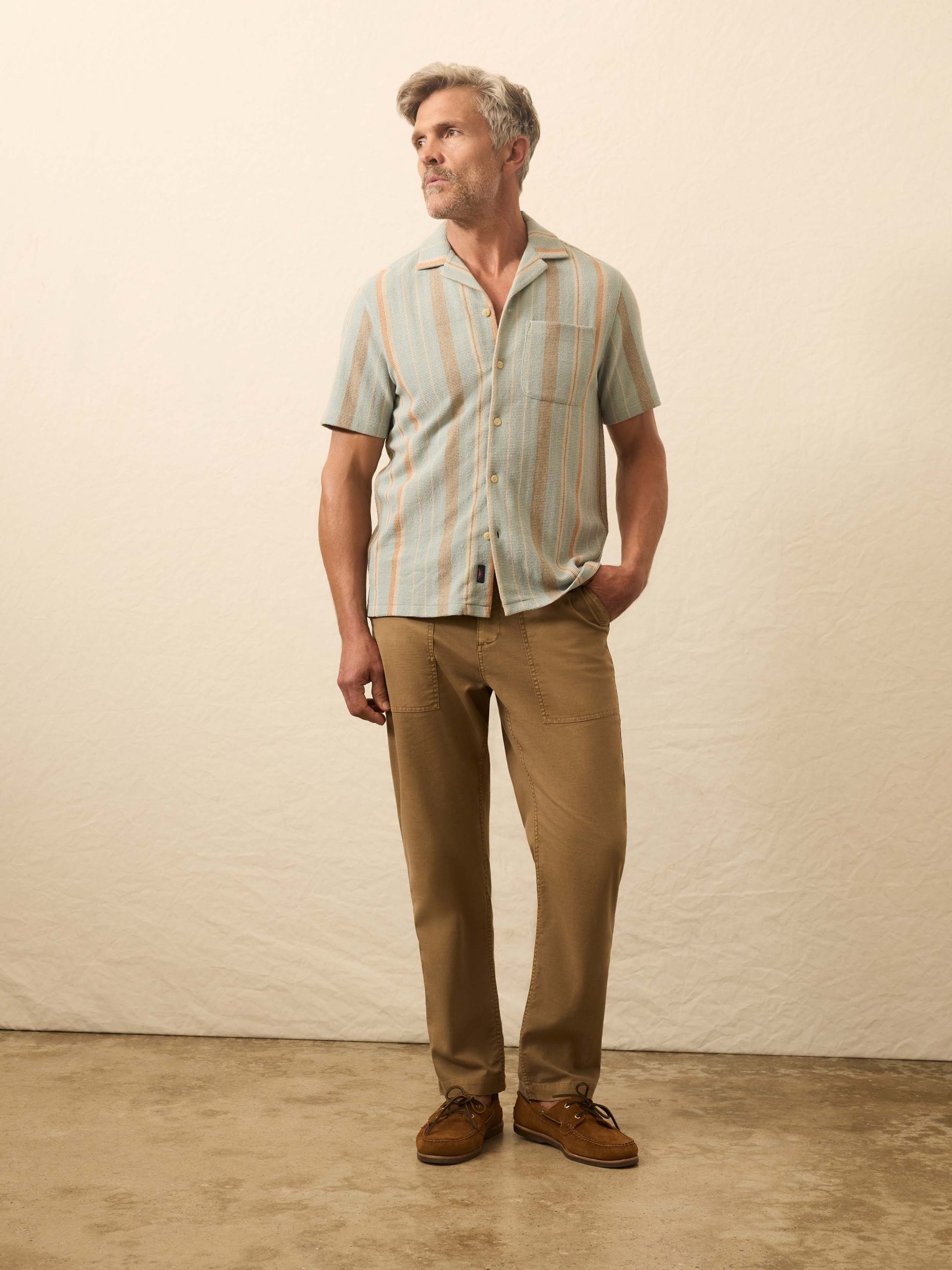 Short-Sleeve Oasis Shirt - Sequoia Lake Stripe - Image 4