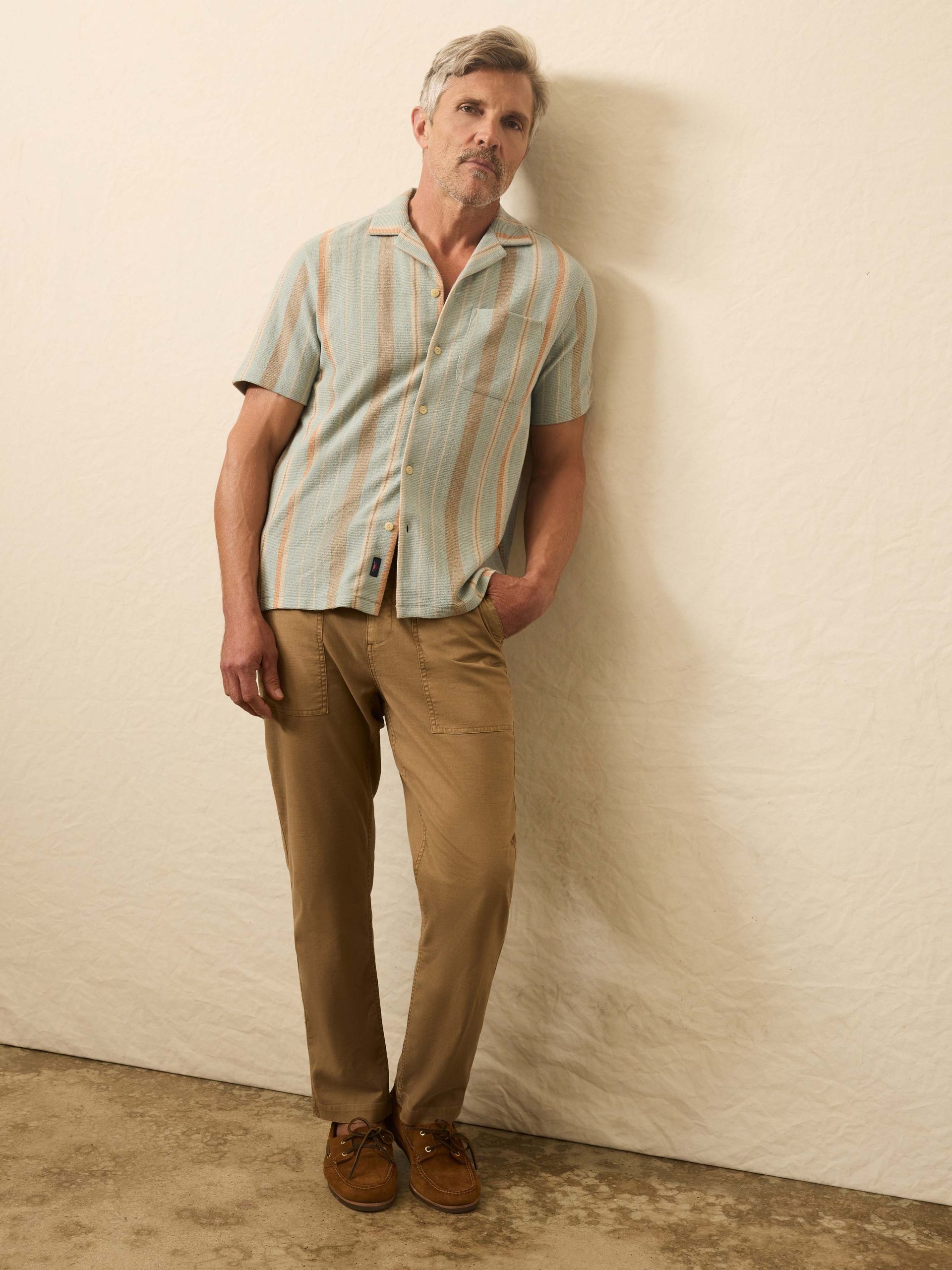 Short-Sleeve Oasis Shirt - Sequoia Lake Stripe - Image 3