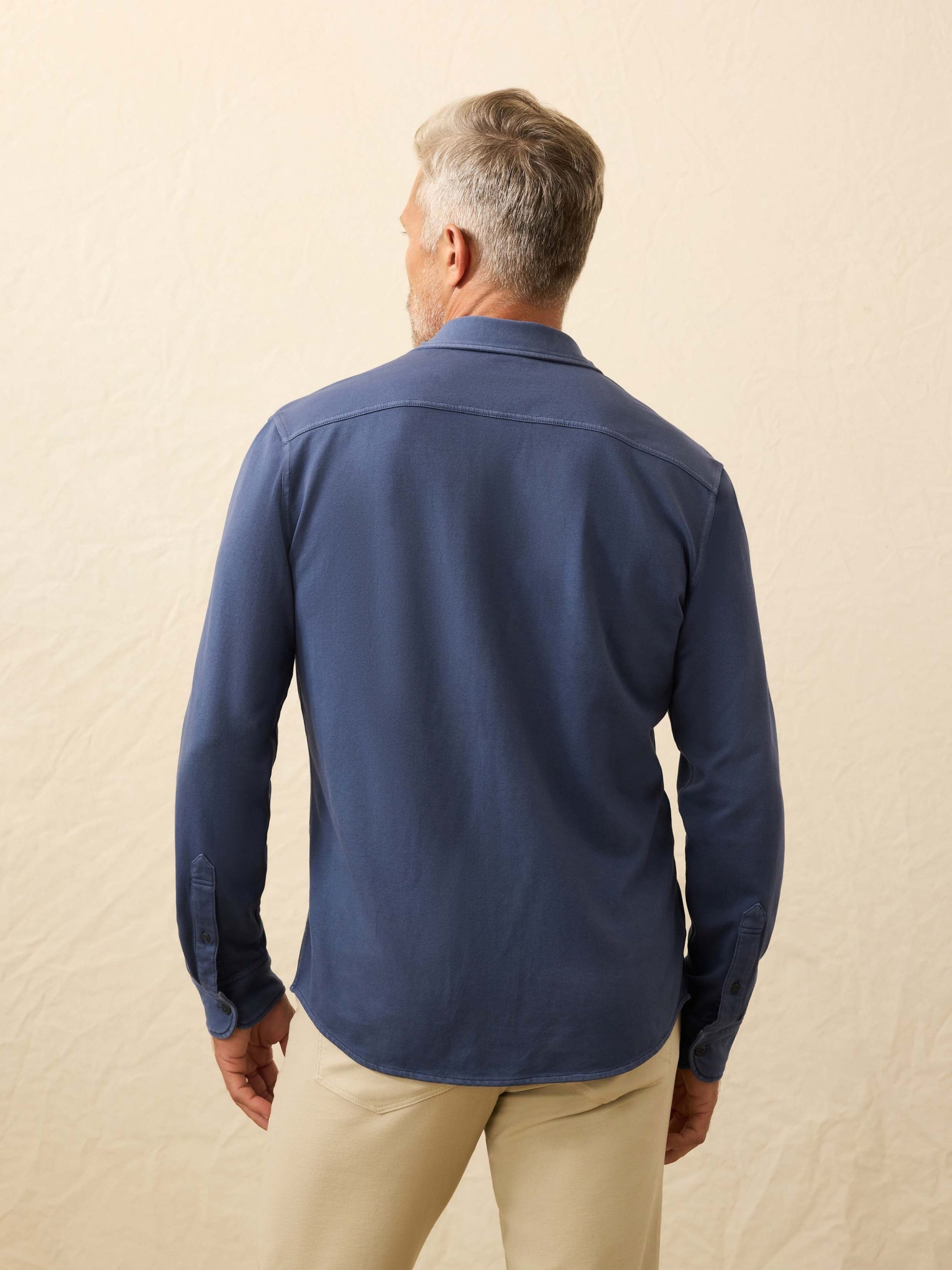 Field Knit Shirt - Blue Nights - Image 5