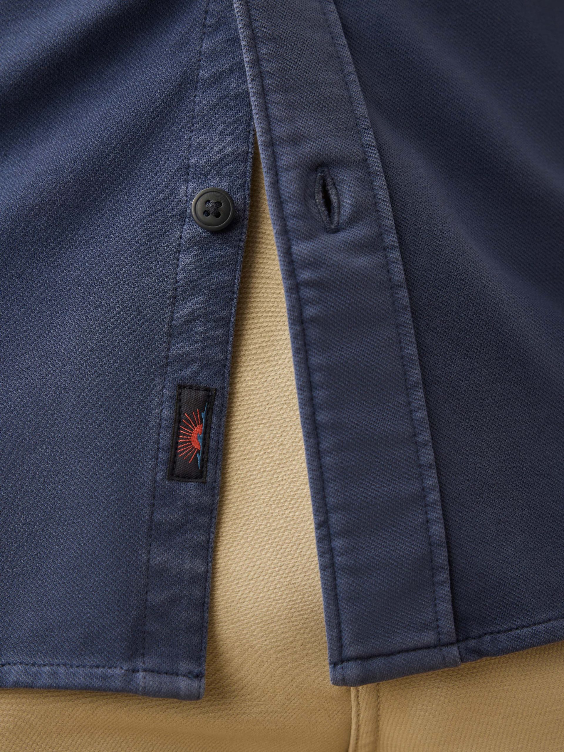 Field Knit Shirt - Blue Nights - Image 4