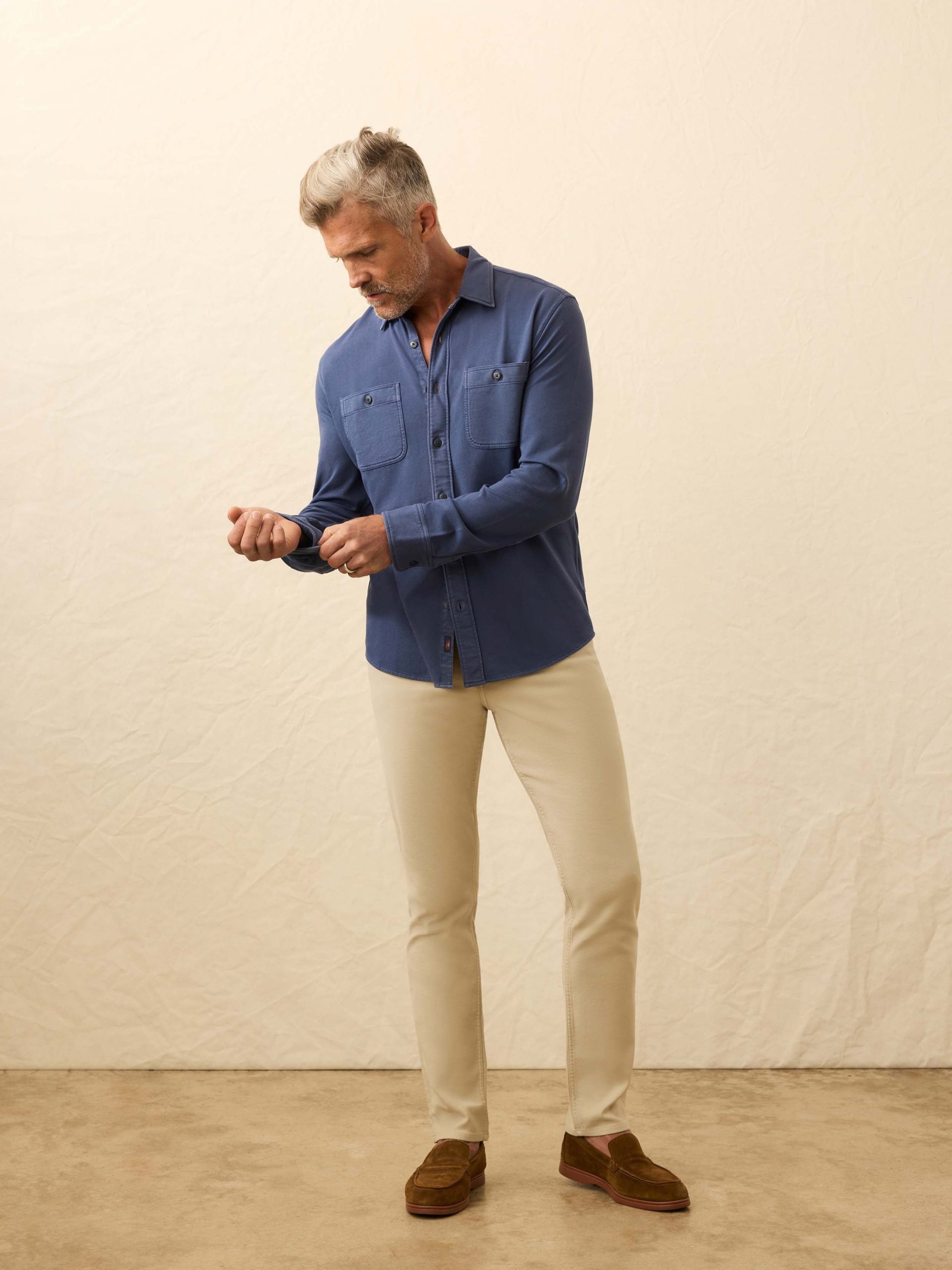 Field Knit Shirt - Blue Nights - Image 2