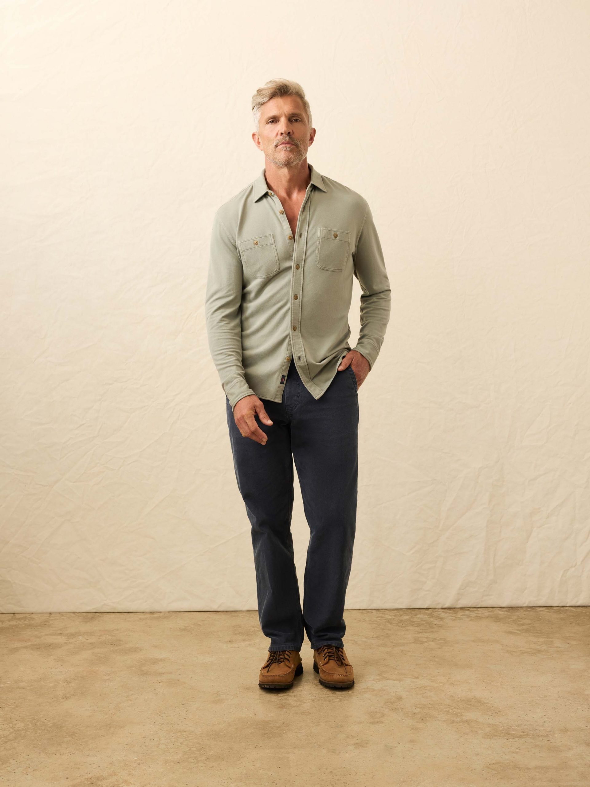 Field Knit Shirt - Coastal Sage - Image 6