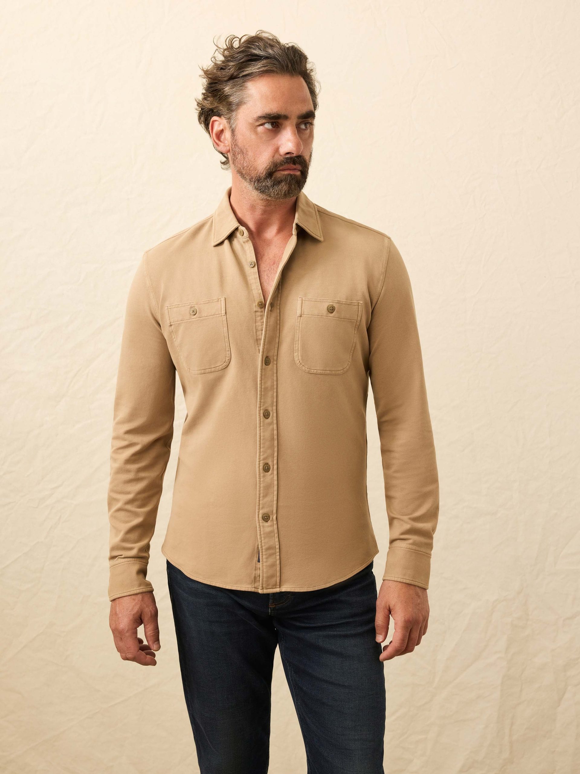 Field Knit Shirt - Walnut Branch - Image 5