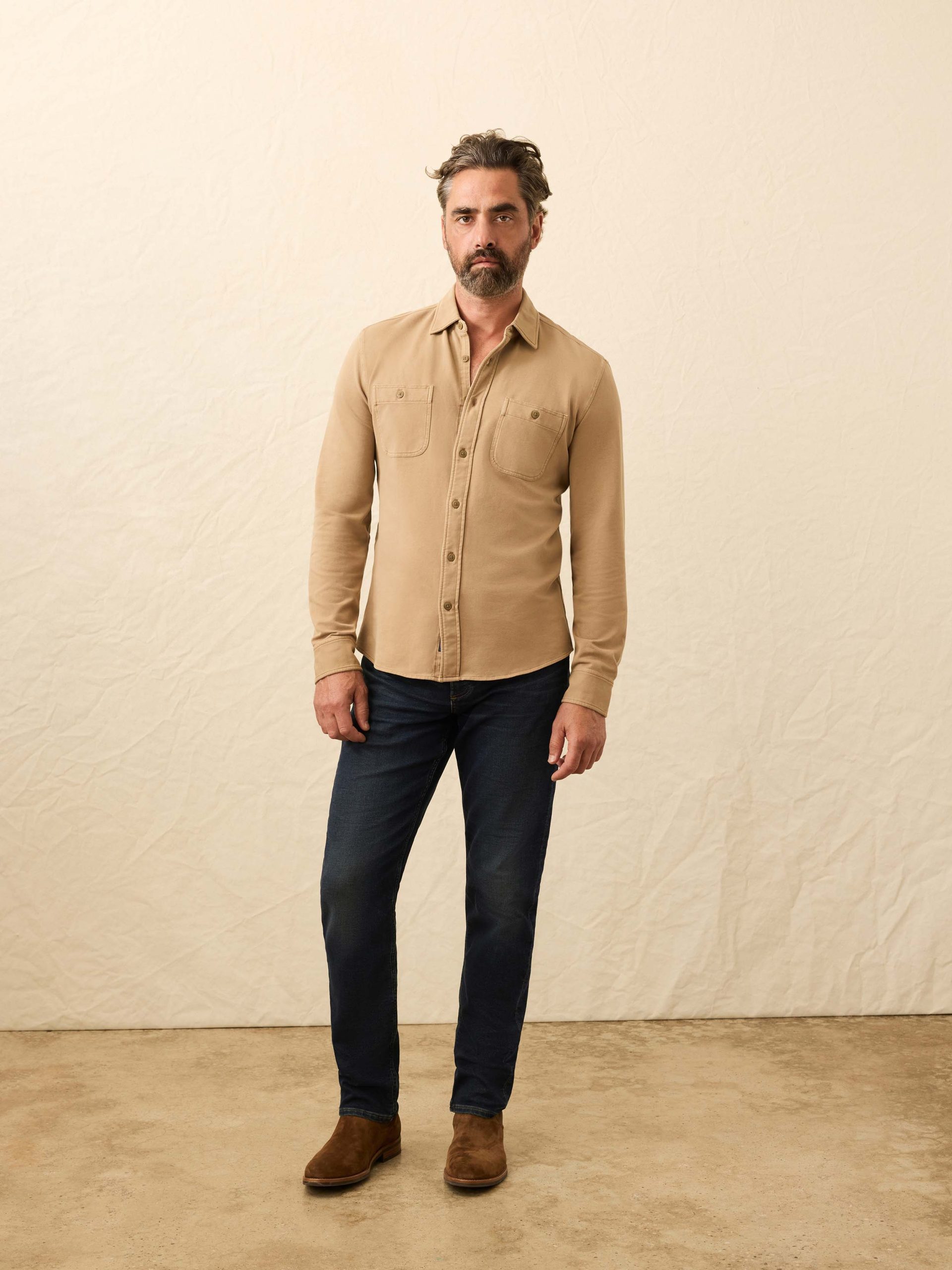 Field Knit Shirt - Walnut Branch - Image 3
