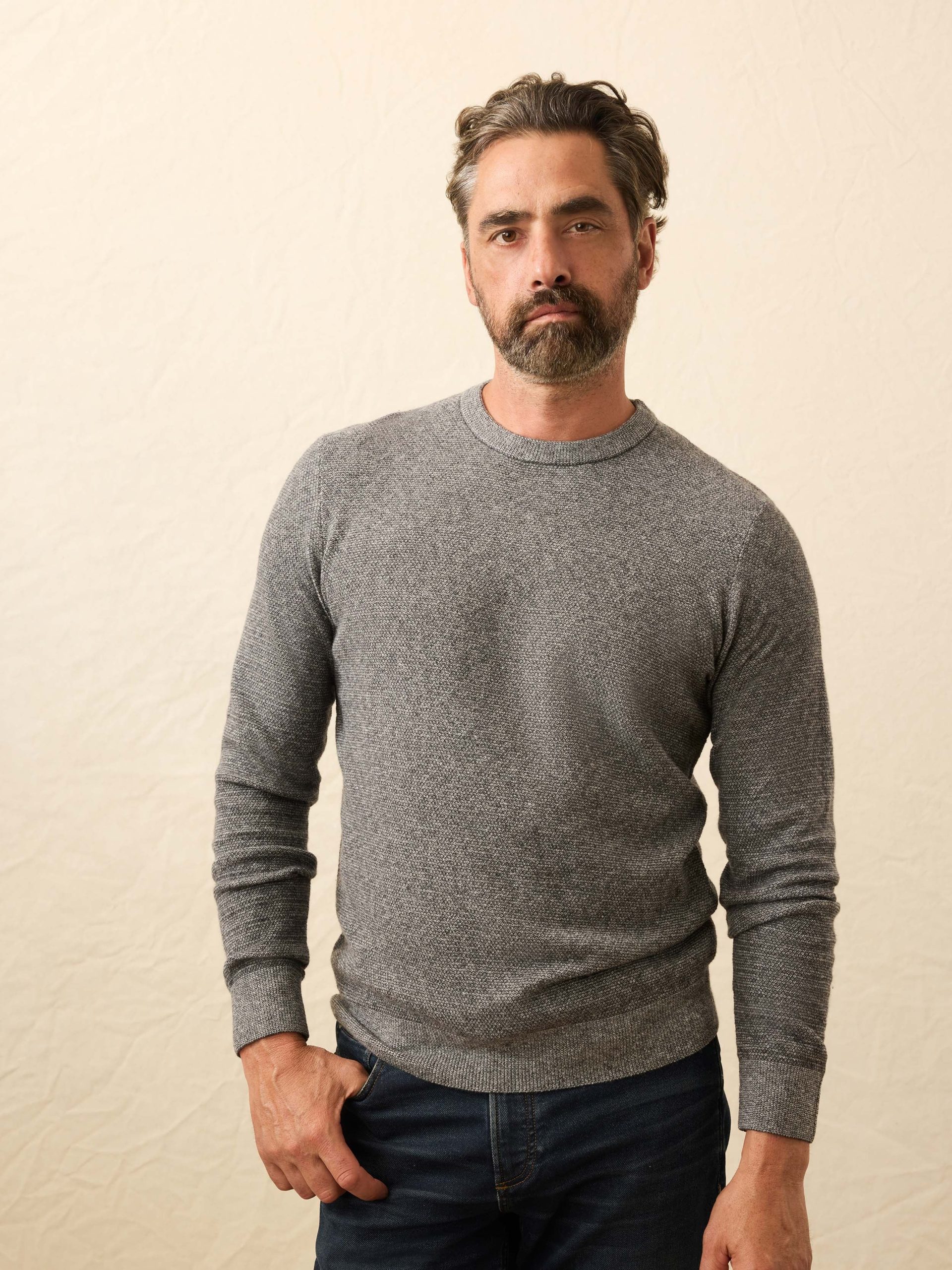 Jackson Crewneck Sweater - Dark Ash Feeder - Image 2