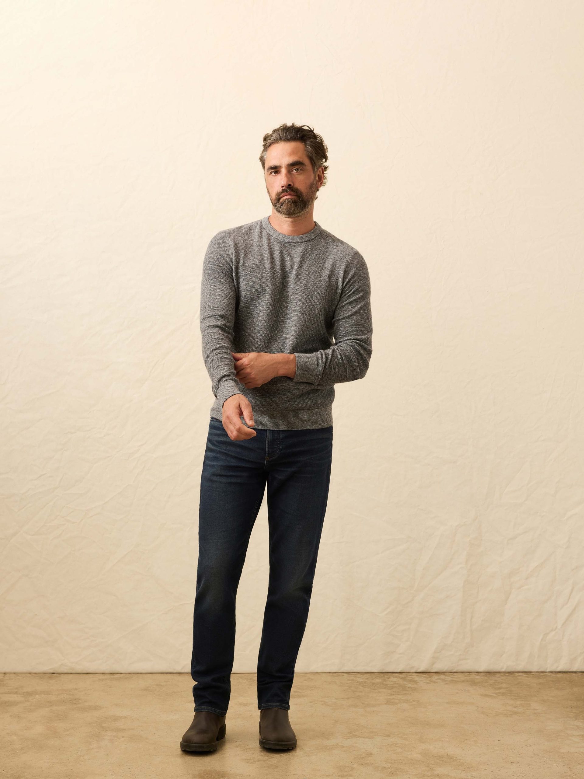 Jackson Crewneck Sweater - Dark Ash Feeder - Image 4