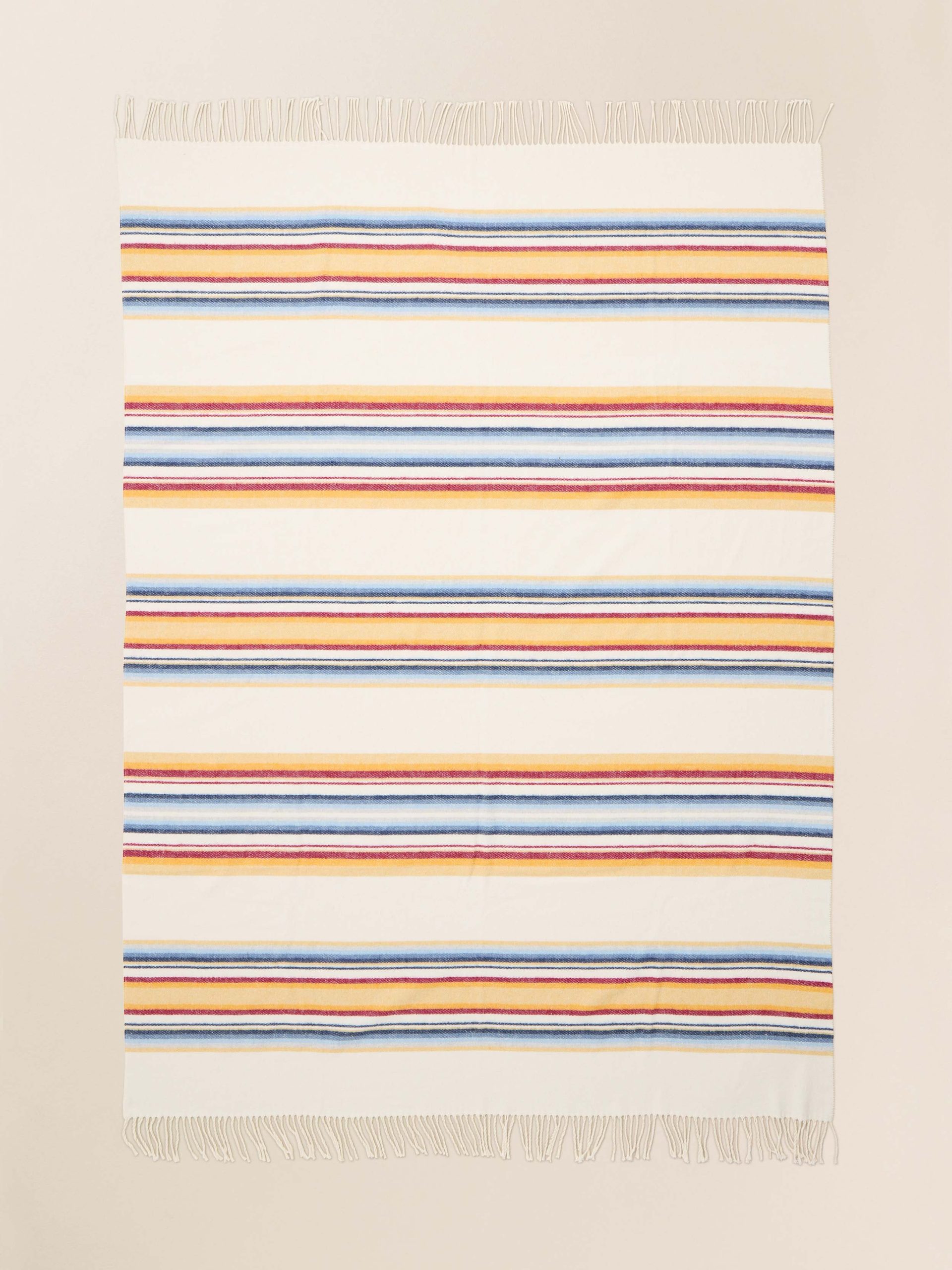 Brushed Recycled Cotton Blanket - Daybreak Ombre - Image 2