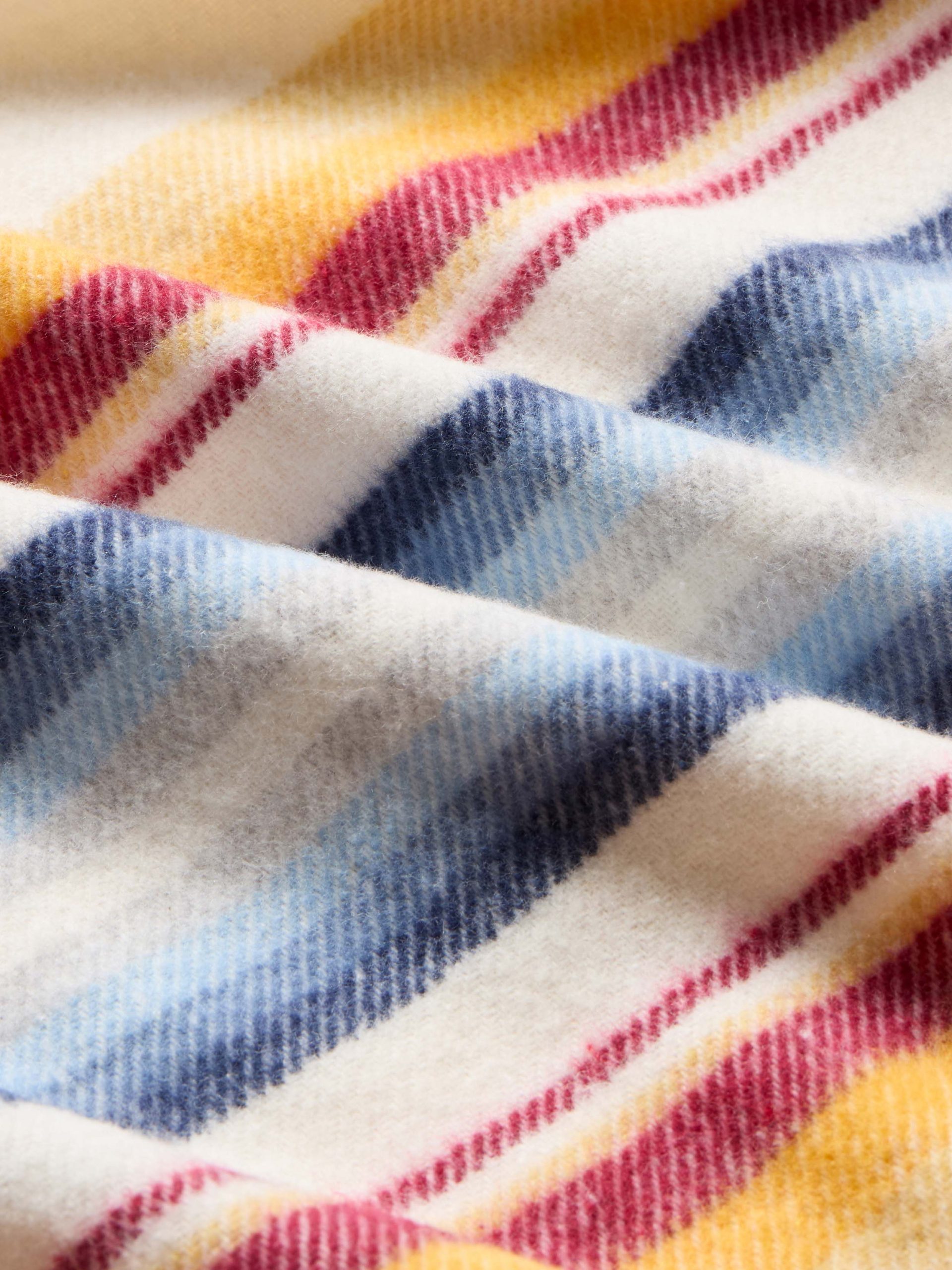 Brushed Recycled Cotton Blanket - Daybreak Ombre - Image 3