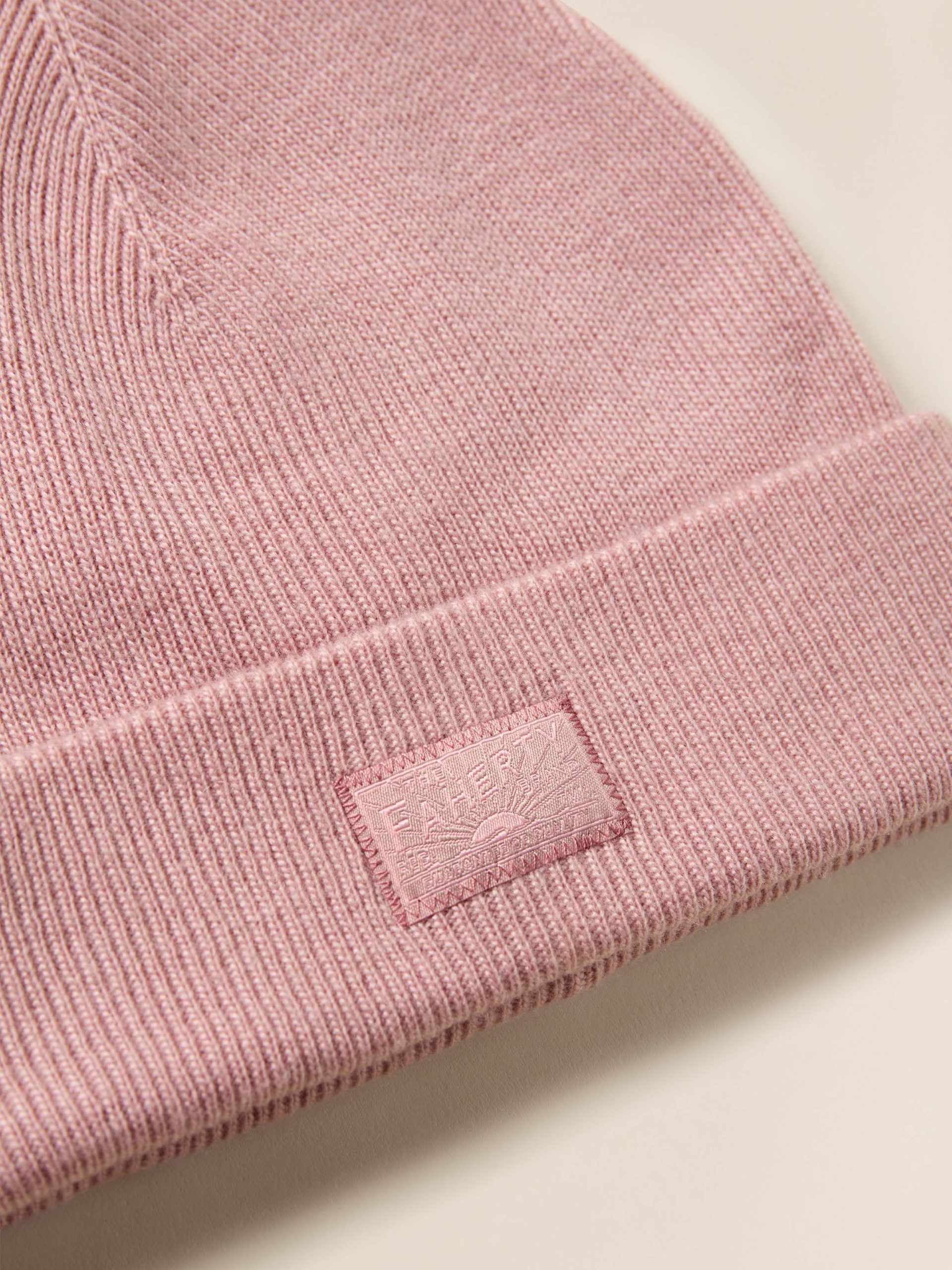 Faherty Essential Beanie - Misty Rose - Image 2
