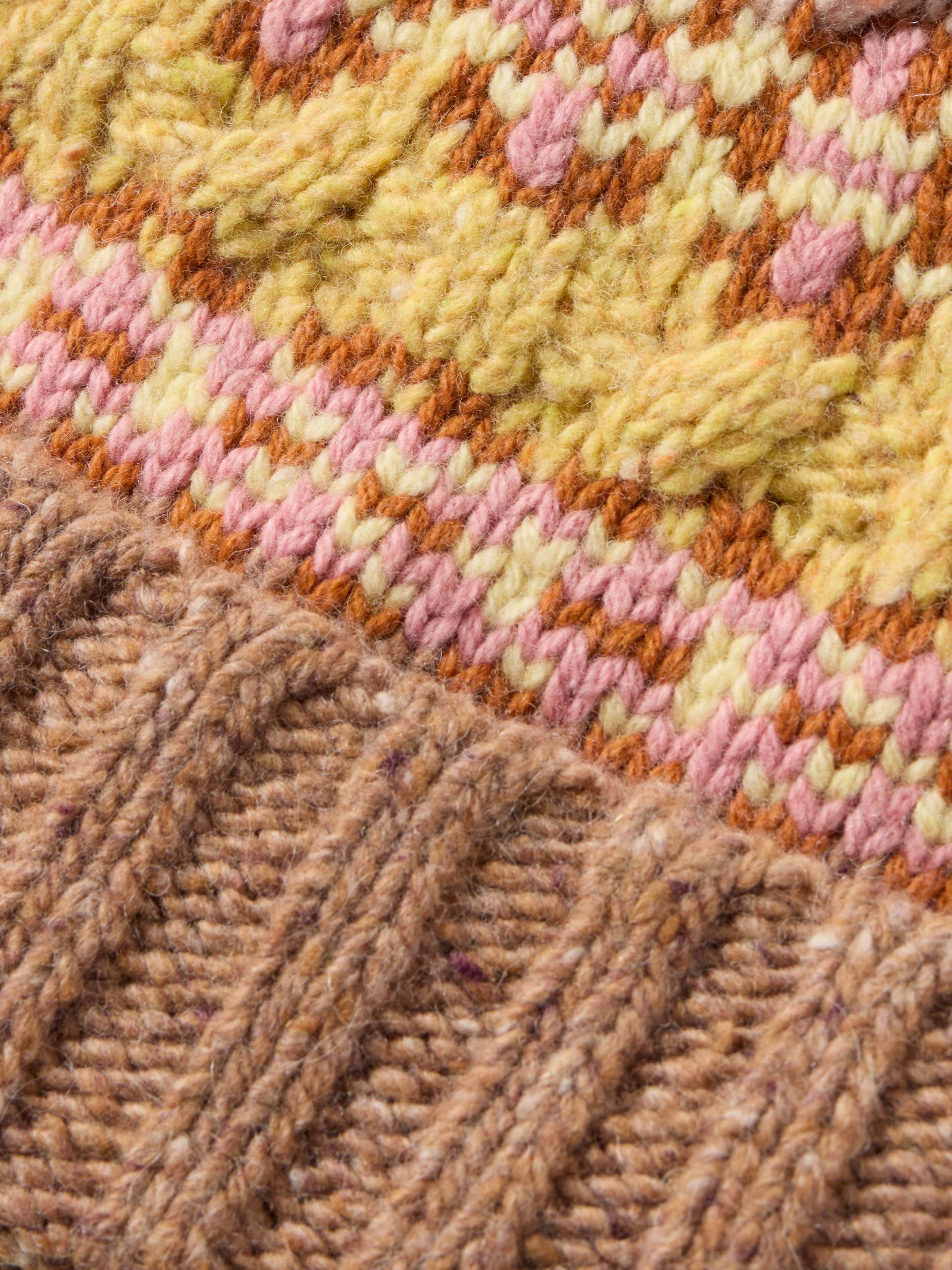 Highland Fairisle Pom Beanie - Haze - Image 2