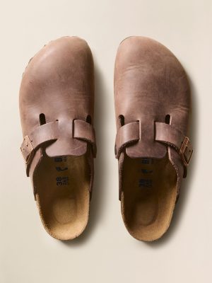 Birkenstock Boston Oiled - Oiled Leather Habana