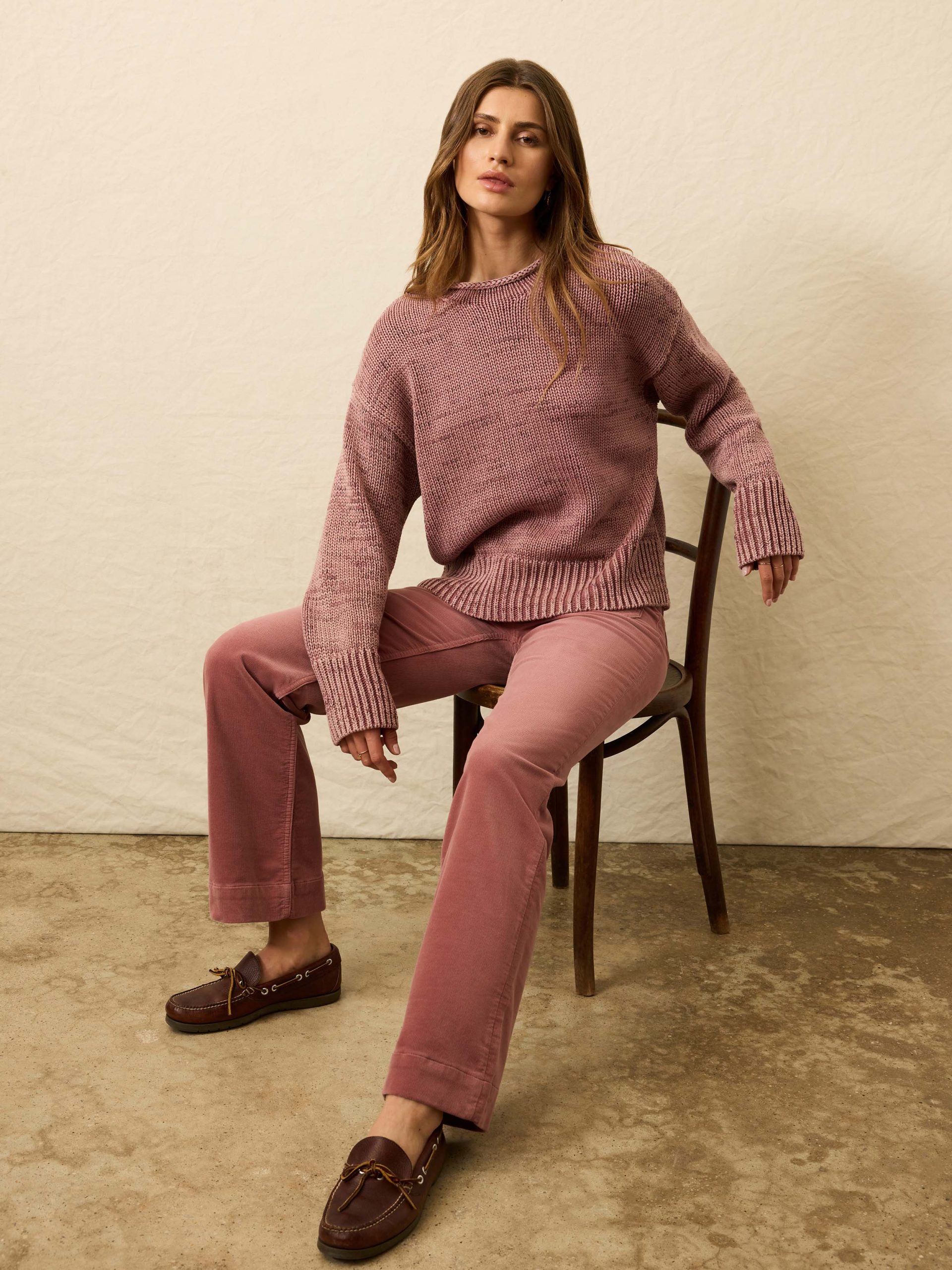 Stretch Terry Cord Patch Pocket Pant - Sedona - Image 3