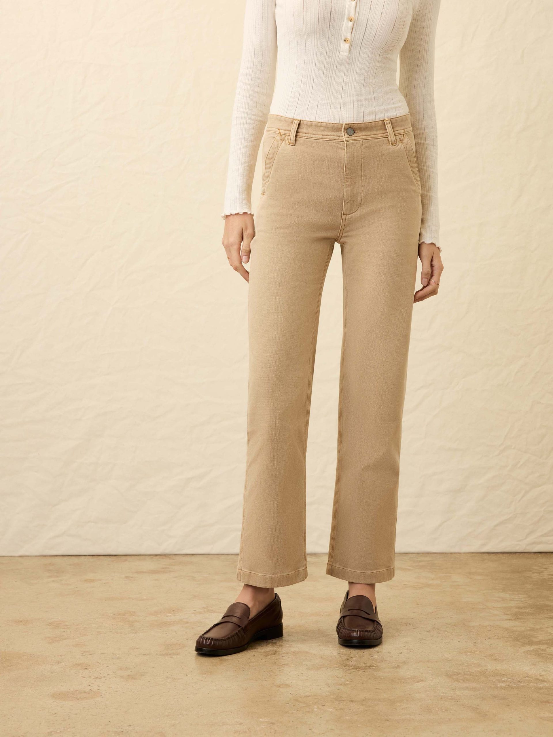 Sunwashed Canvas Dockside Pant - Sandy Khaki - Image 2
