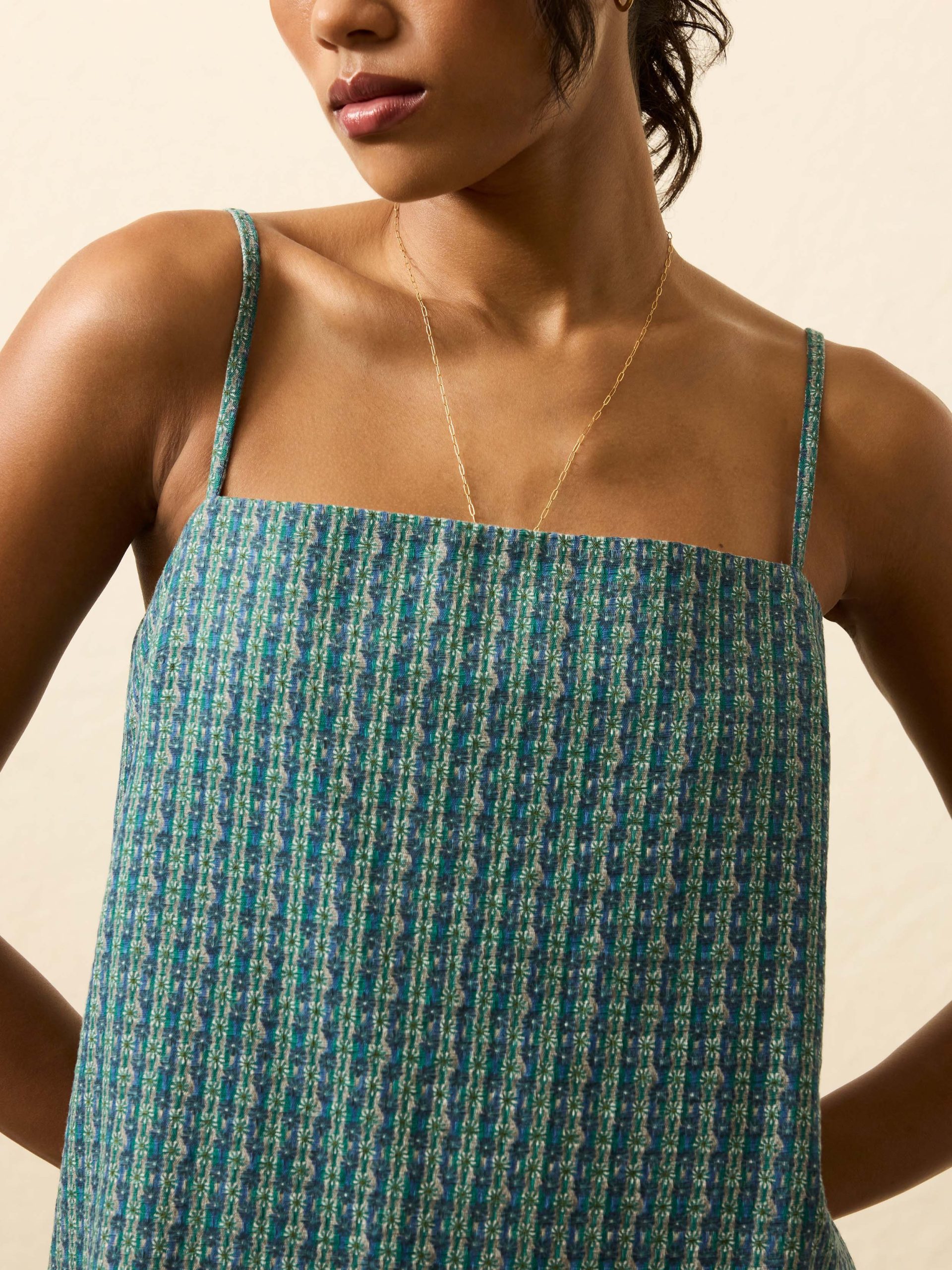 Byron Bay Dress - Aquatic Geo - Image 5