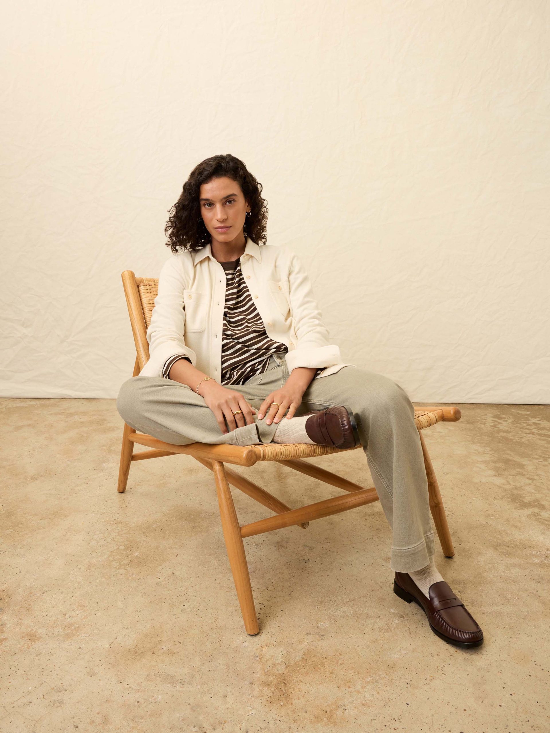 Legend? Sweater Shirt - Light Oatmeal Twill - Image 3