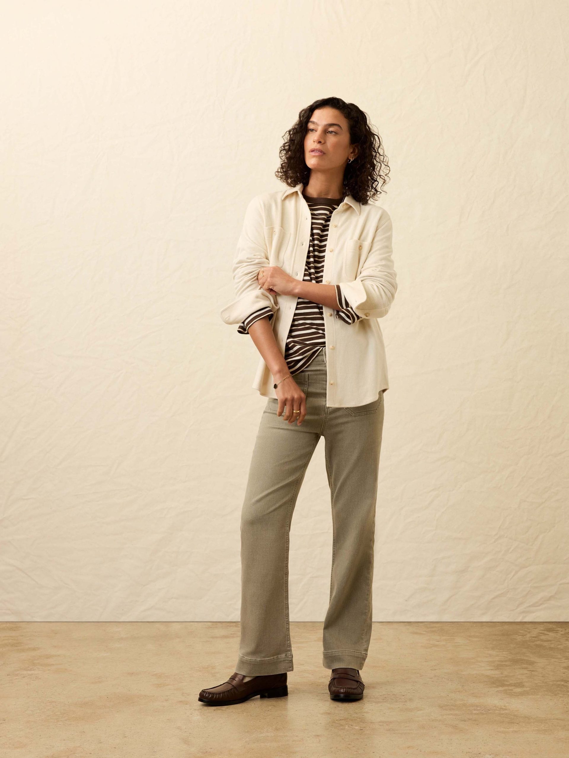Legend? Sweater Shirt - Light Oatmeal Twill - Image 4