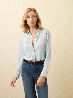 Legend? Sweater Shirt - Ice Blue Twill