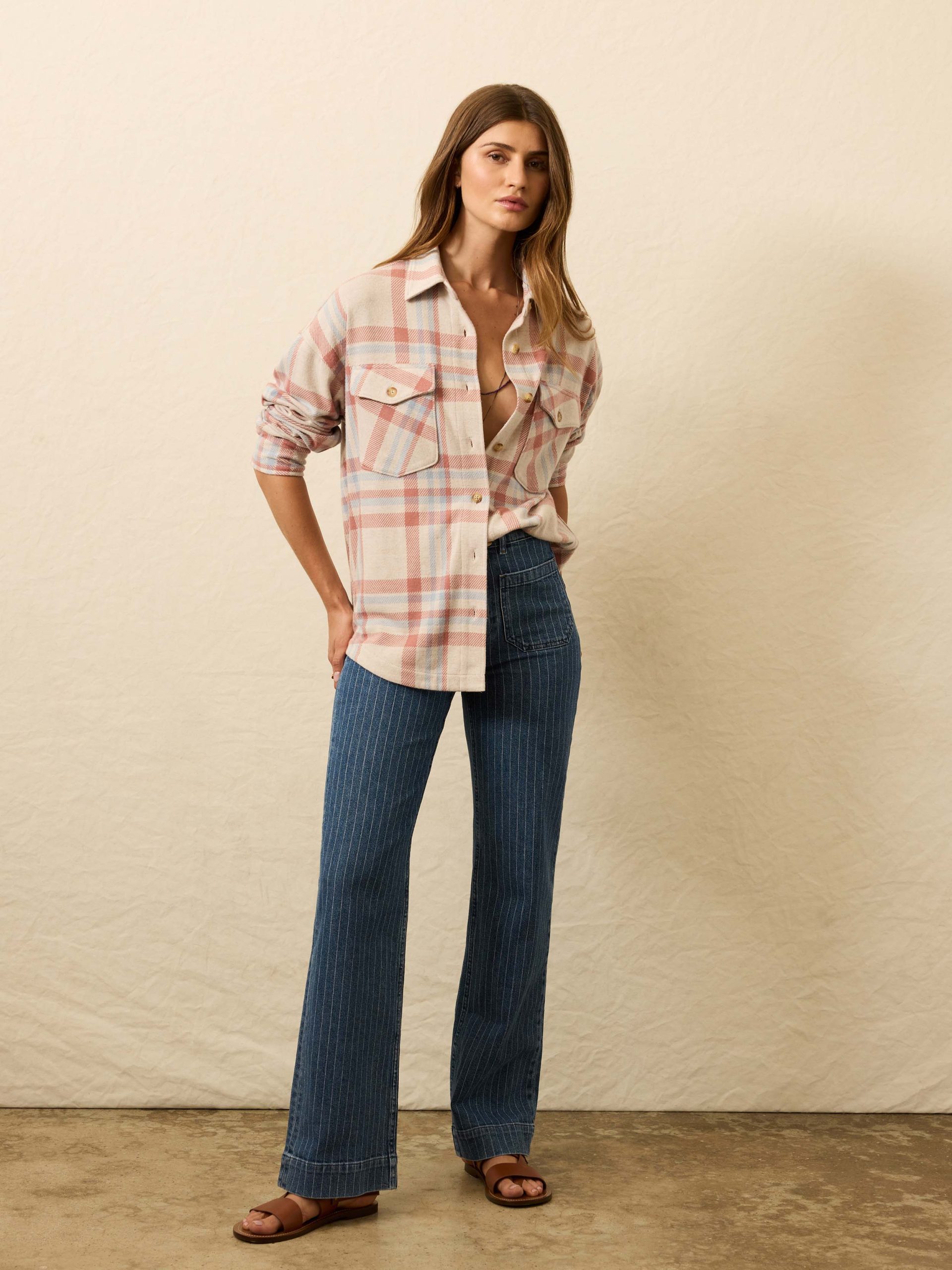 Legend? Sweater Overshirt - Lakeside Plaid - Image 3