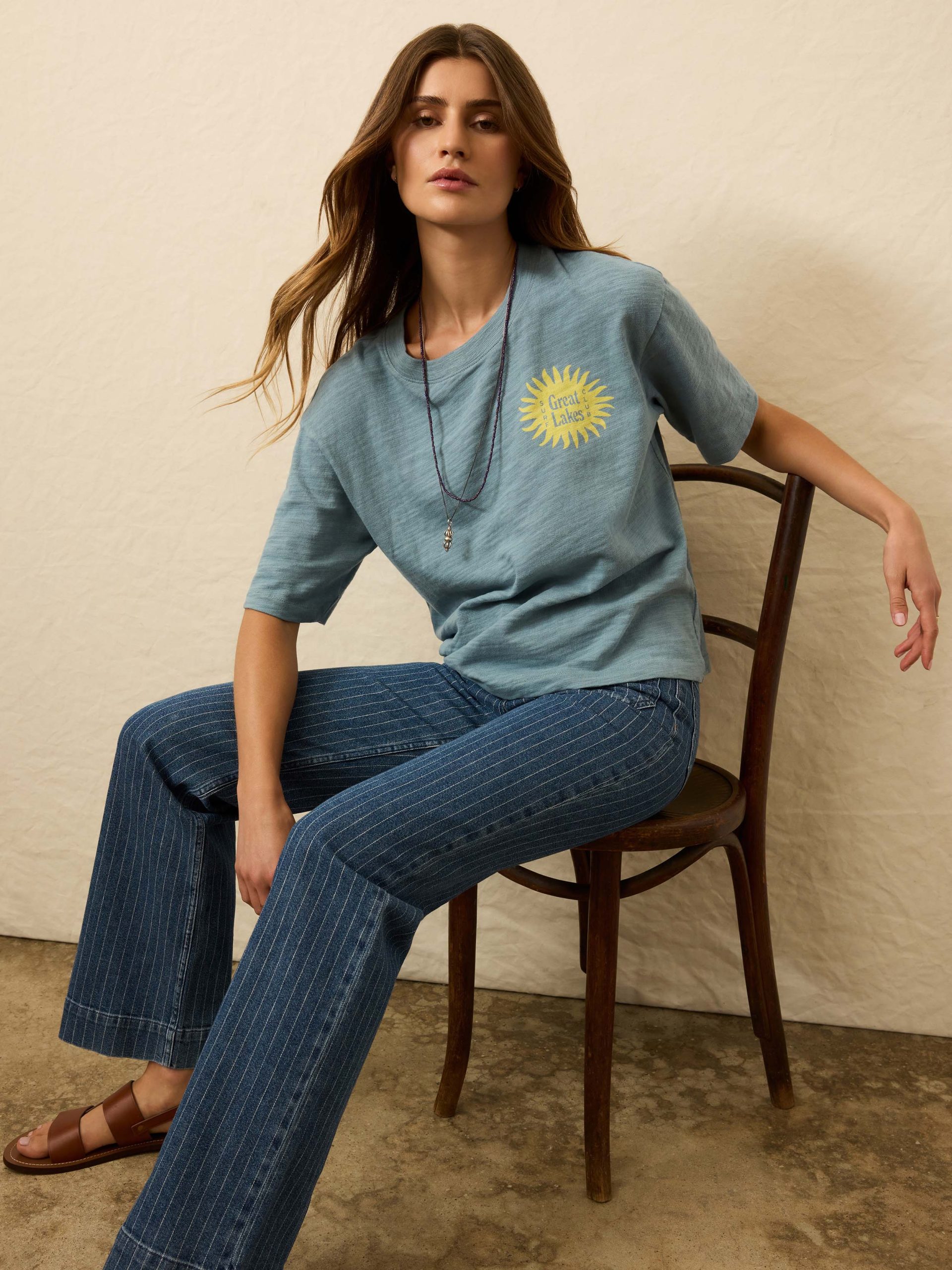 Sunwashed Slub Vintage Tee - Citadel - Image 4