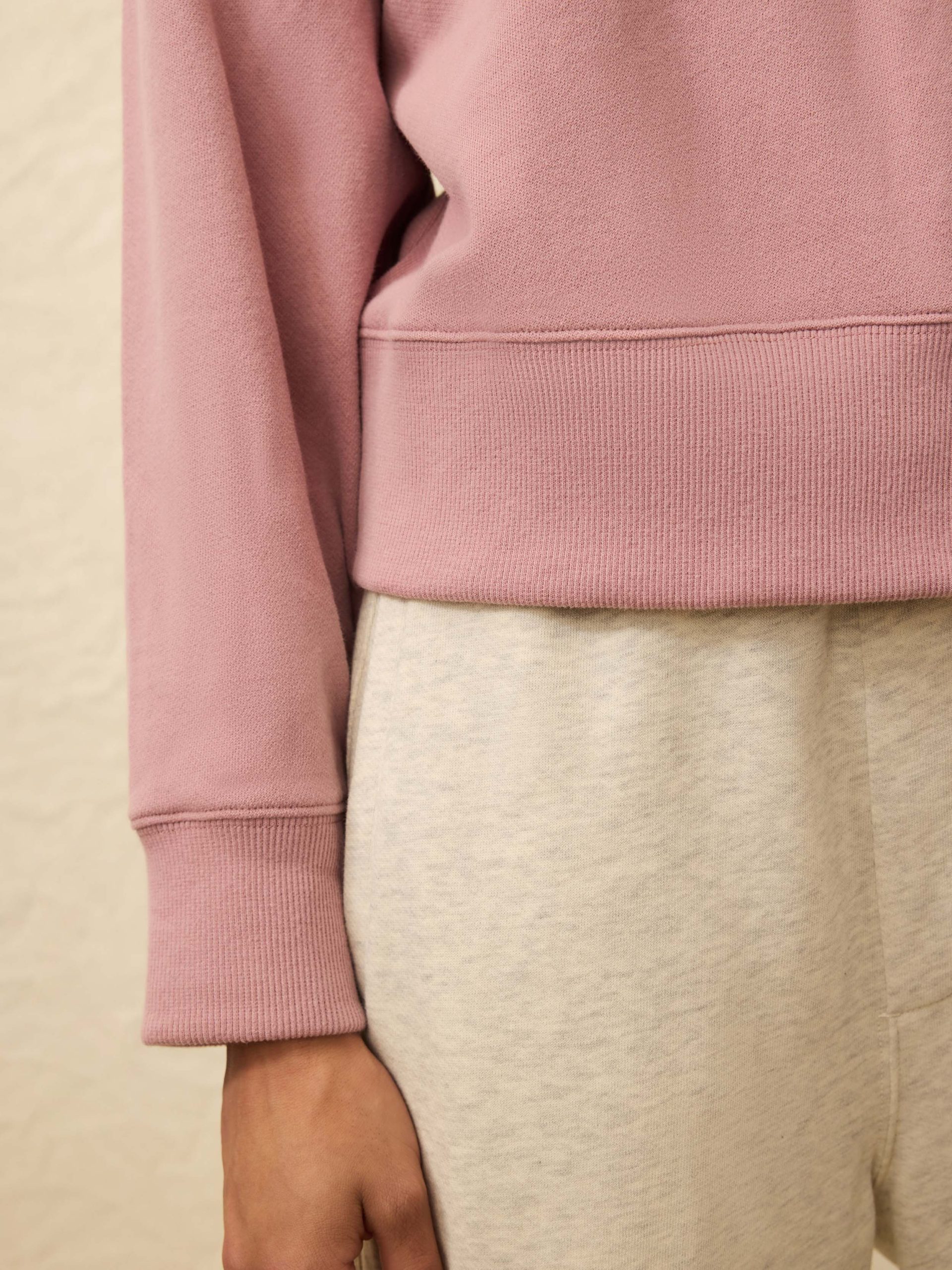 High Standard Fleece Vintage Crew - Nostalgia Rose - Image 5