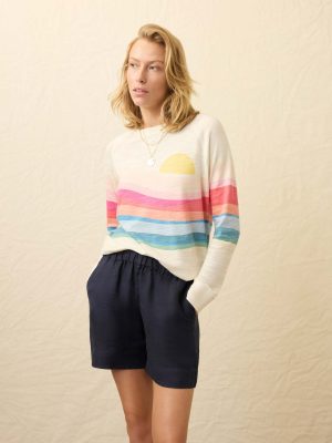 Sunwashed Slub Crew - Sun Spritz Soleil