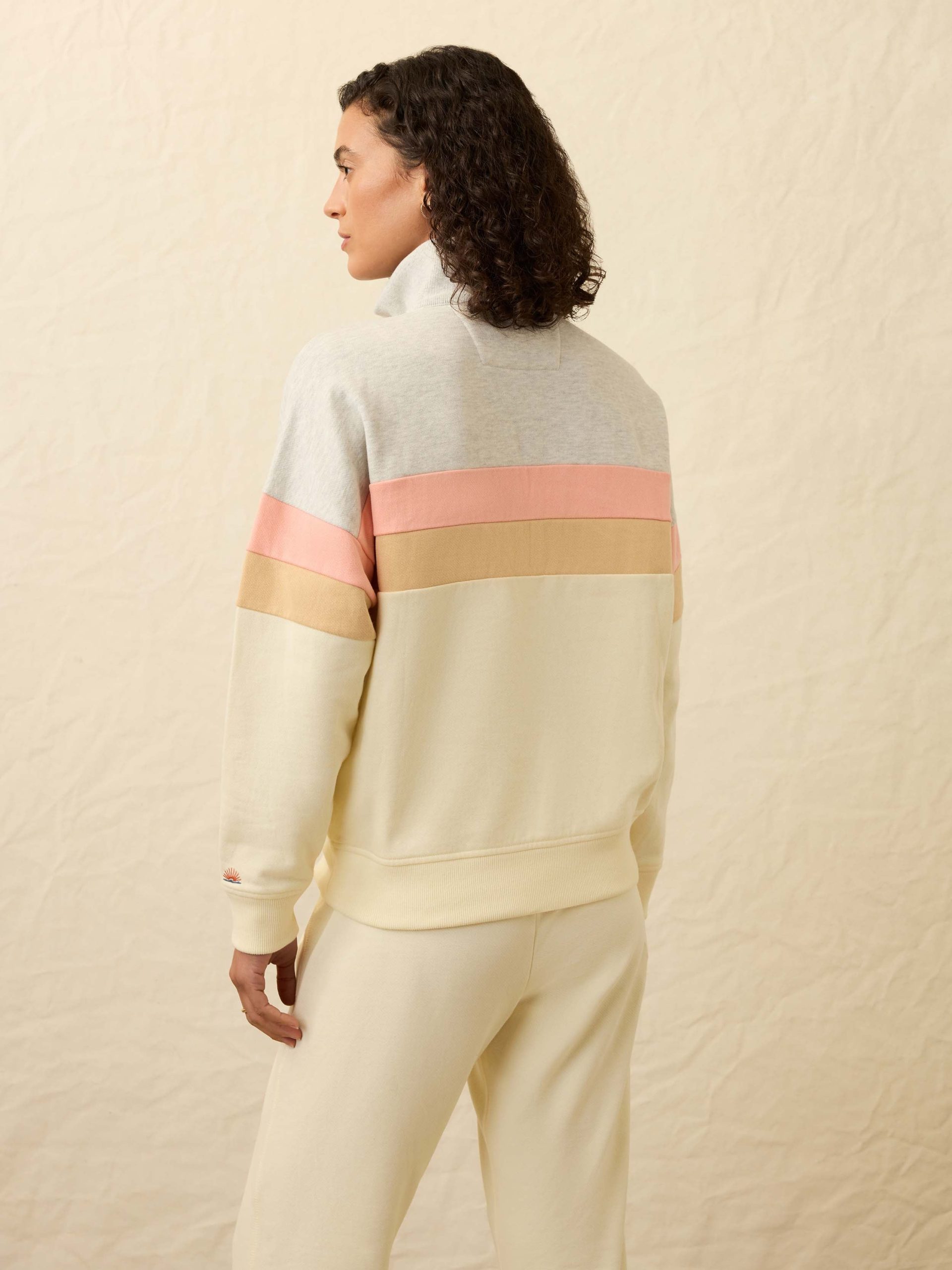 High Standard Fleece Quarter Zip - Golden Horizon - Image 4