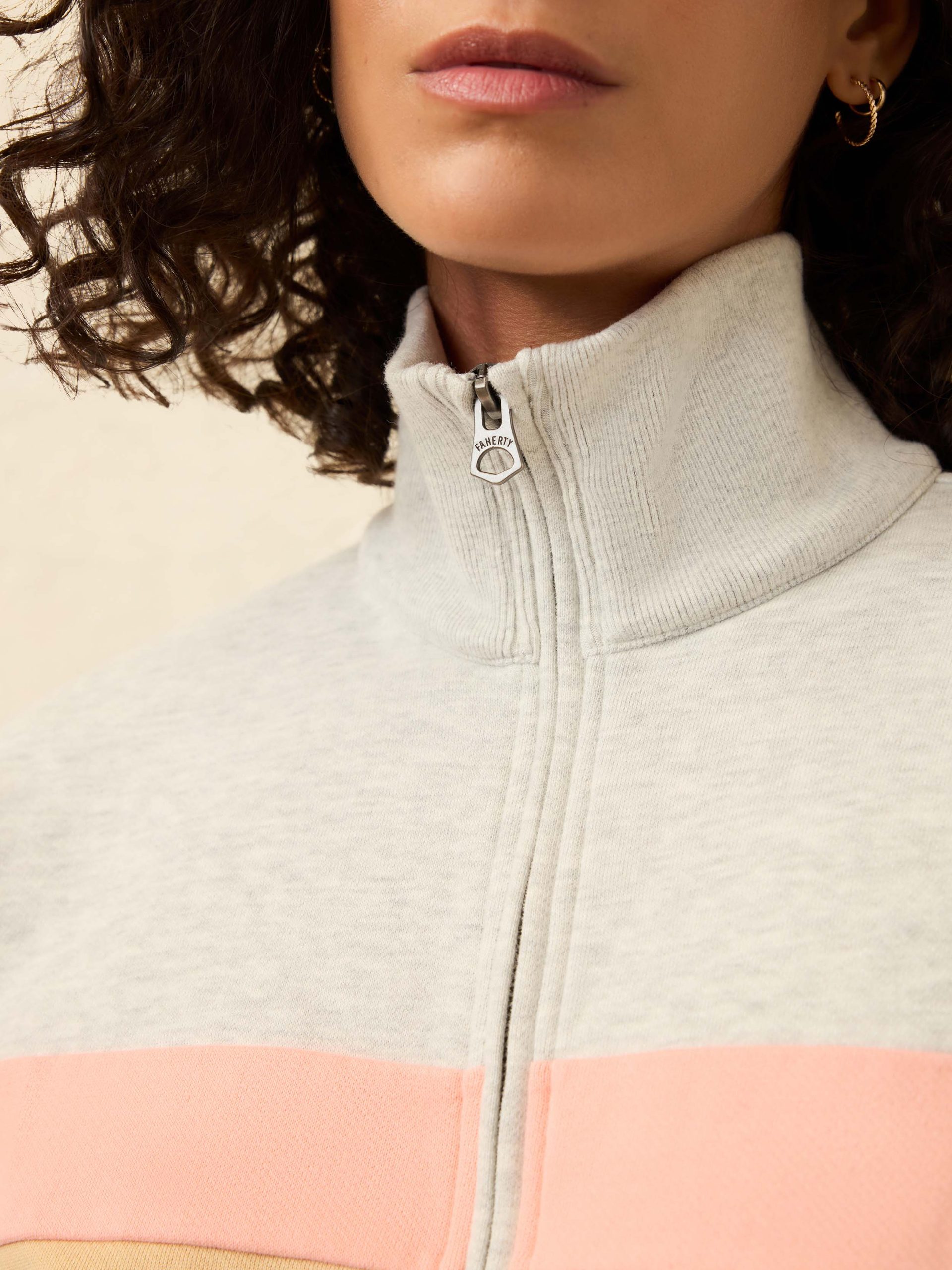 High Standard Fleece Quarter Zip - Golden Horizon - Image 5