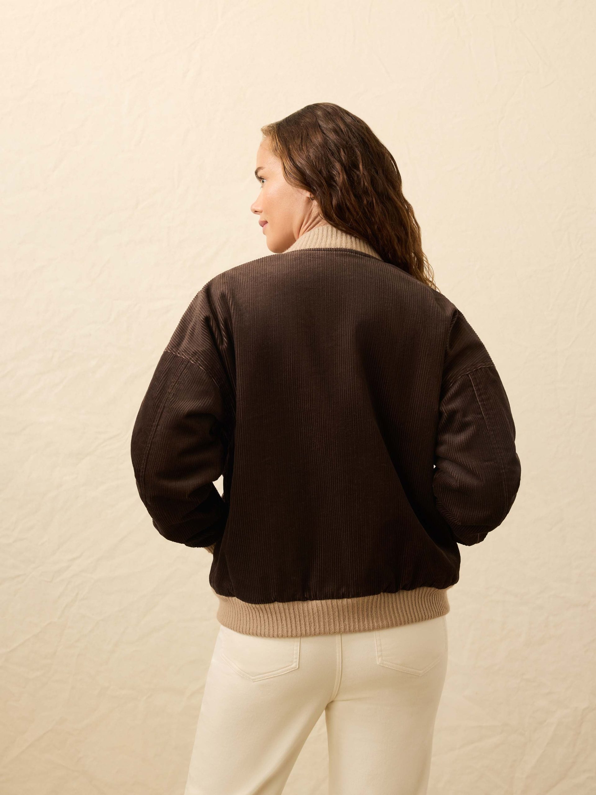 Heritage Cord Jacket - Chocolate Brown - Image 4