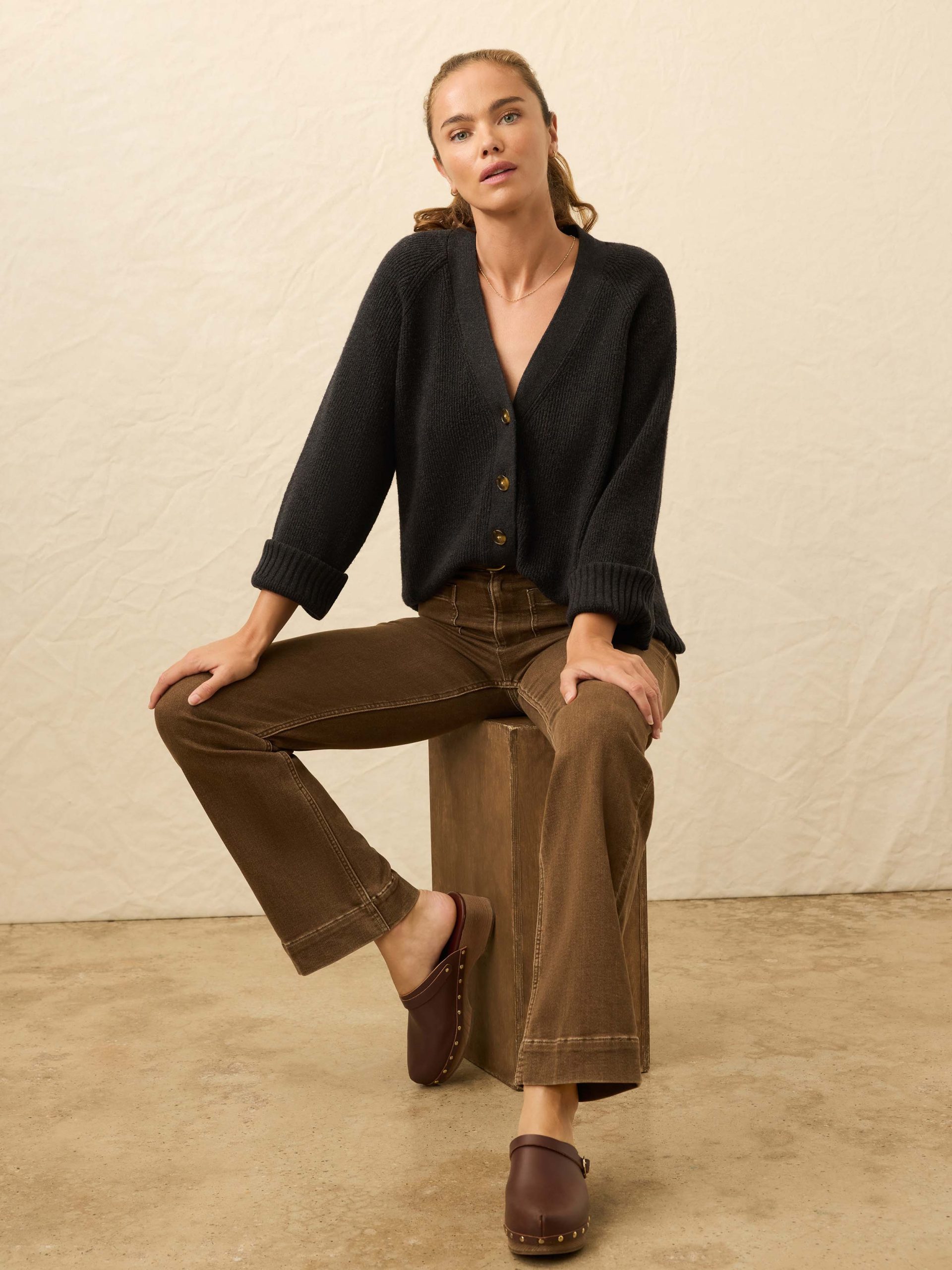 Jackson Cardigan - Charcoal Heather - Image 4