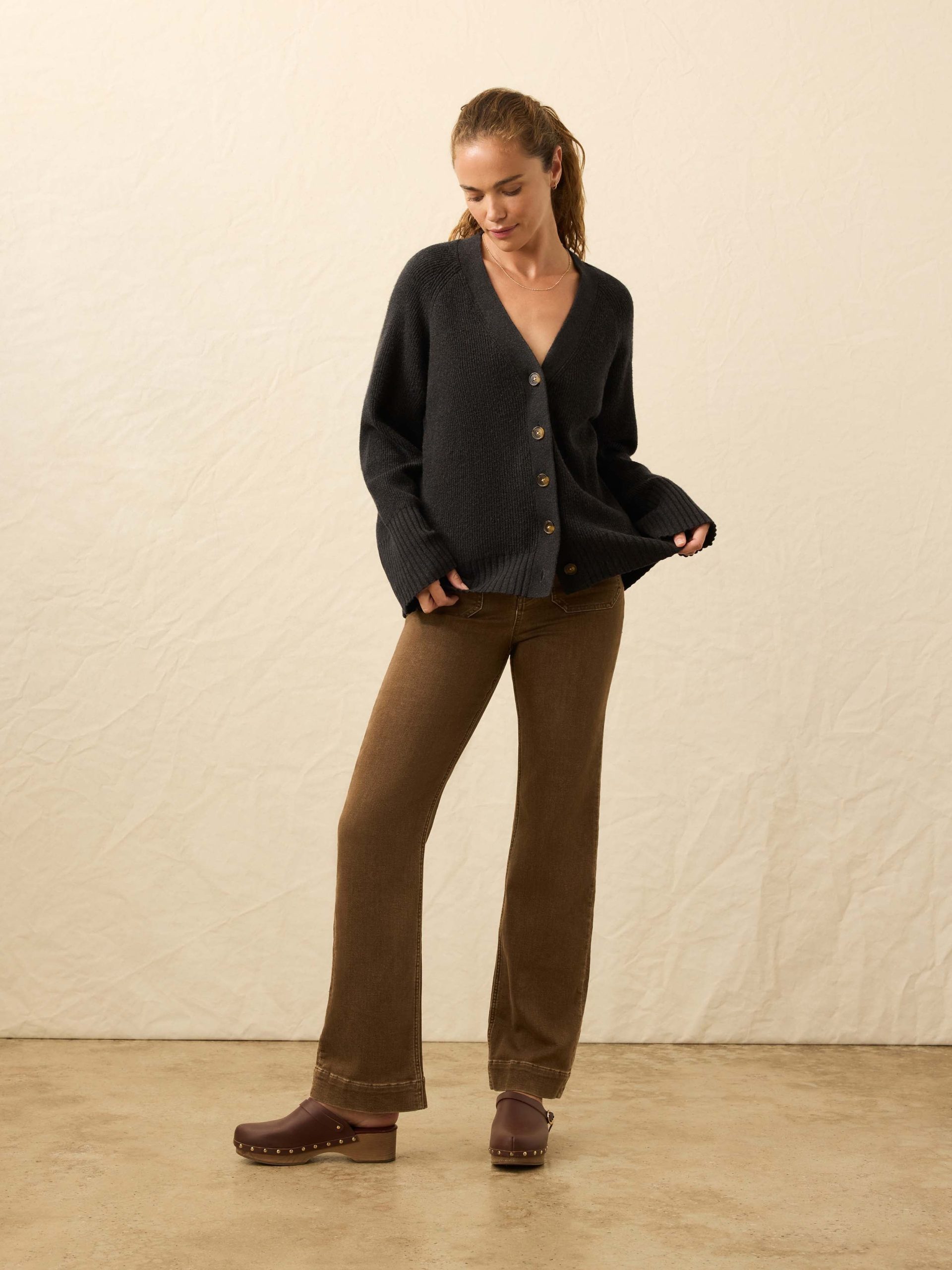 Jackson Cardigan - Charcoal Heather - Image 3