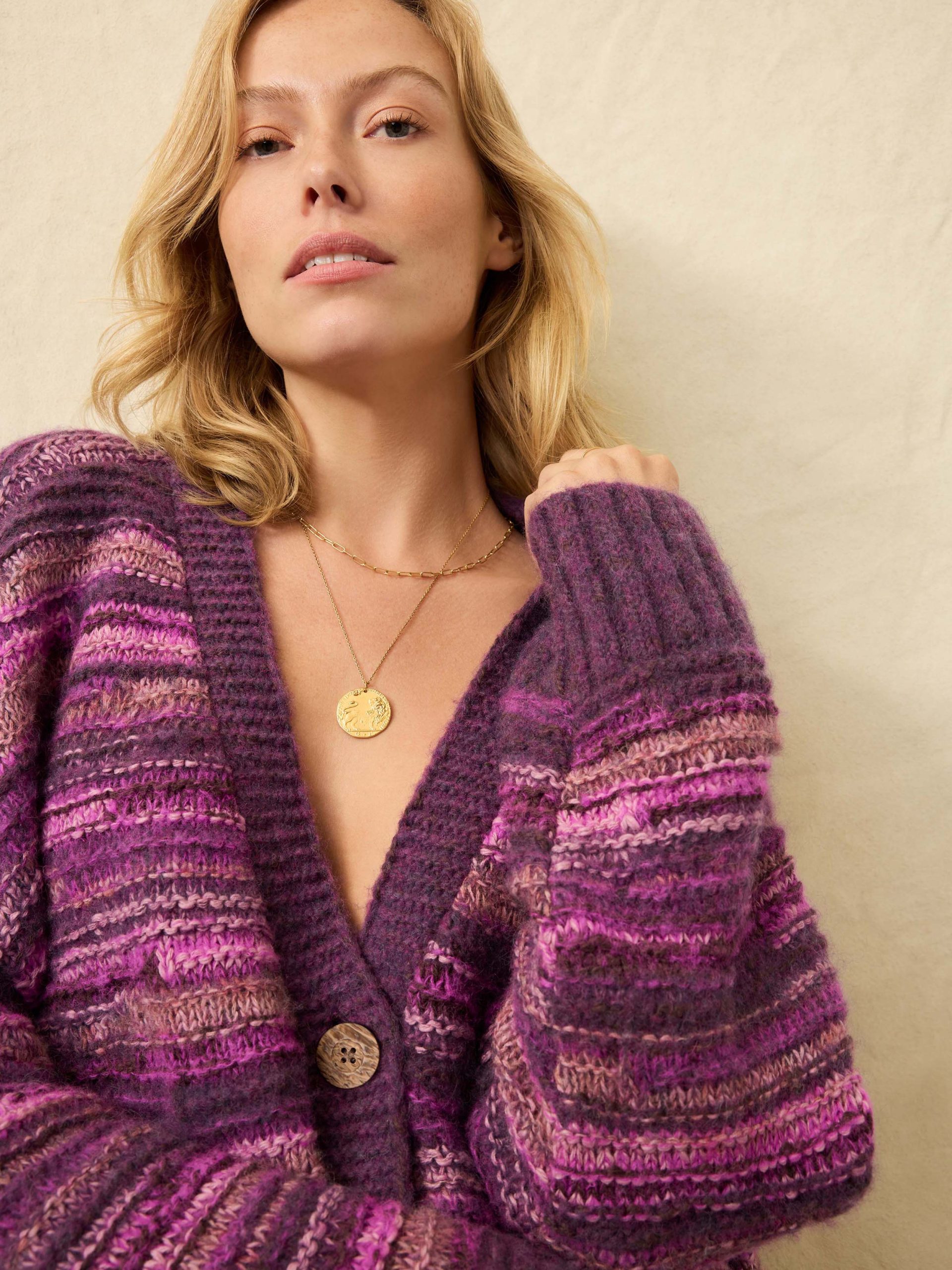 Cliffwalk Cardigan - Rose Dye Vines - Image 3