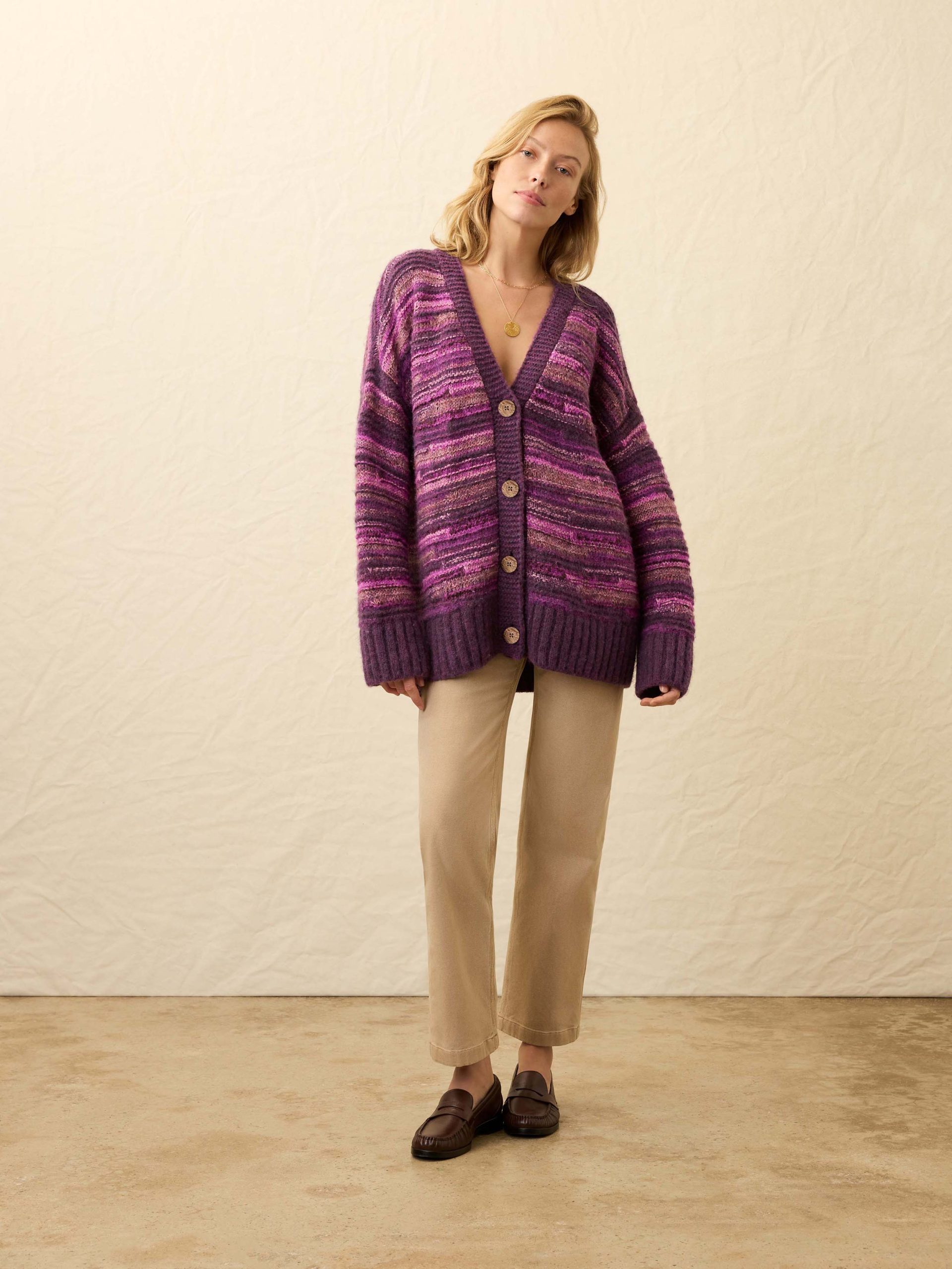 Cliffwalk Cardigan - Rose Dye Vines - Image 4