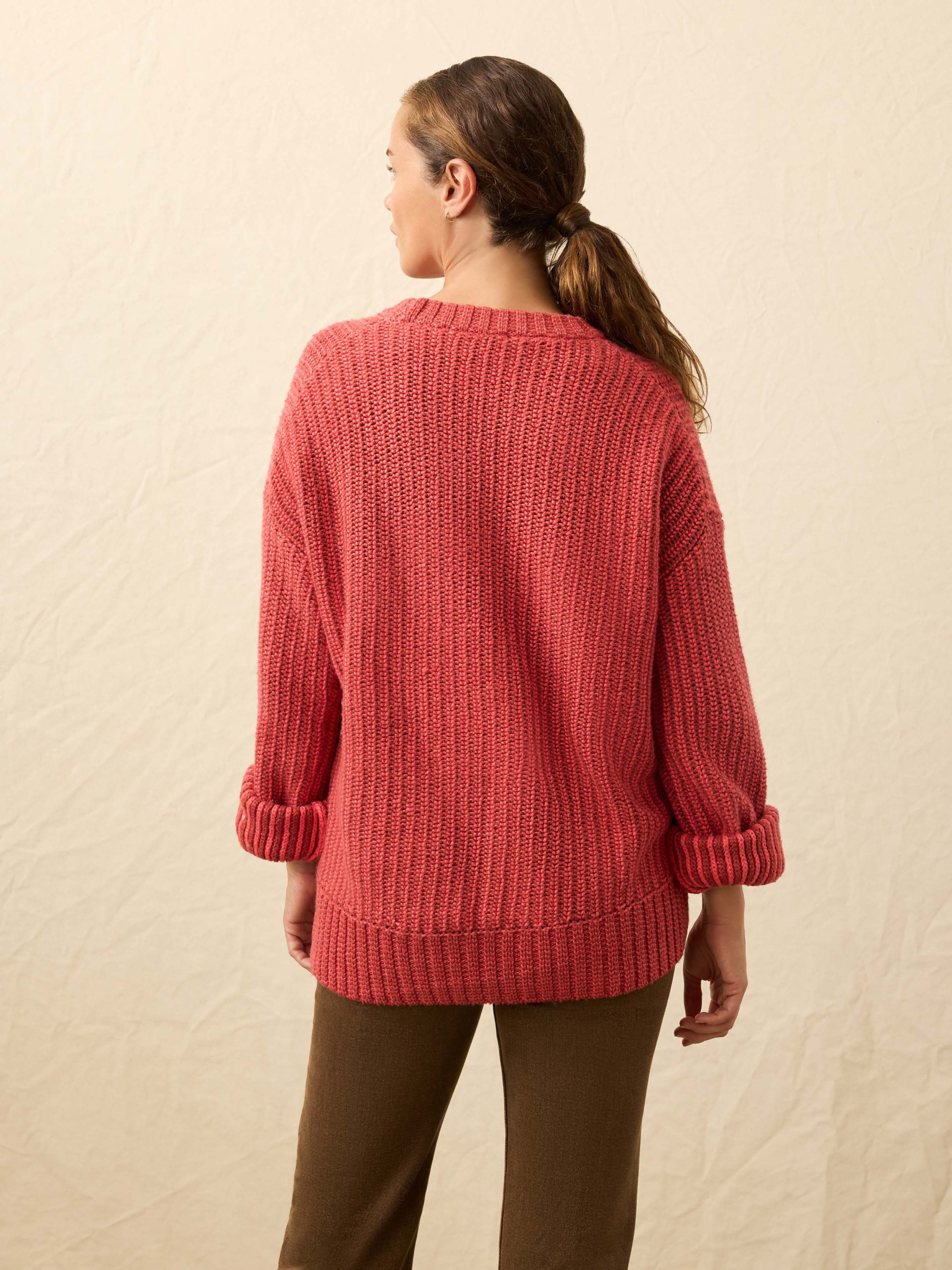 Heirloom Cotton Relaxed Crewneck - Dubarry Stripe - Image 4