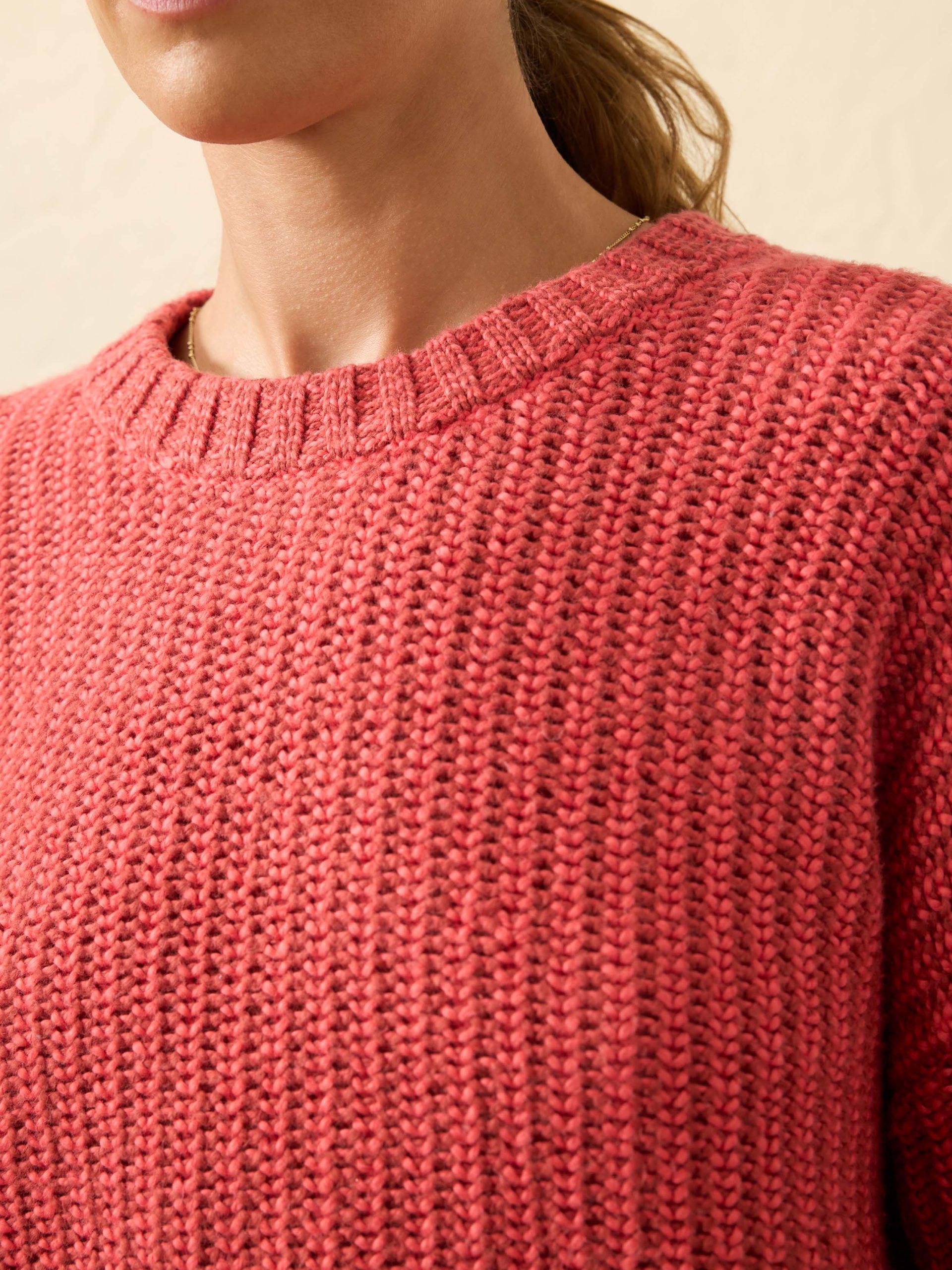 Heirloom Cotton Relaxed Crewneck - Dubarry Stripe - Image 2