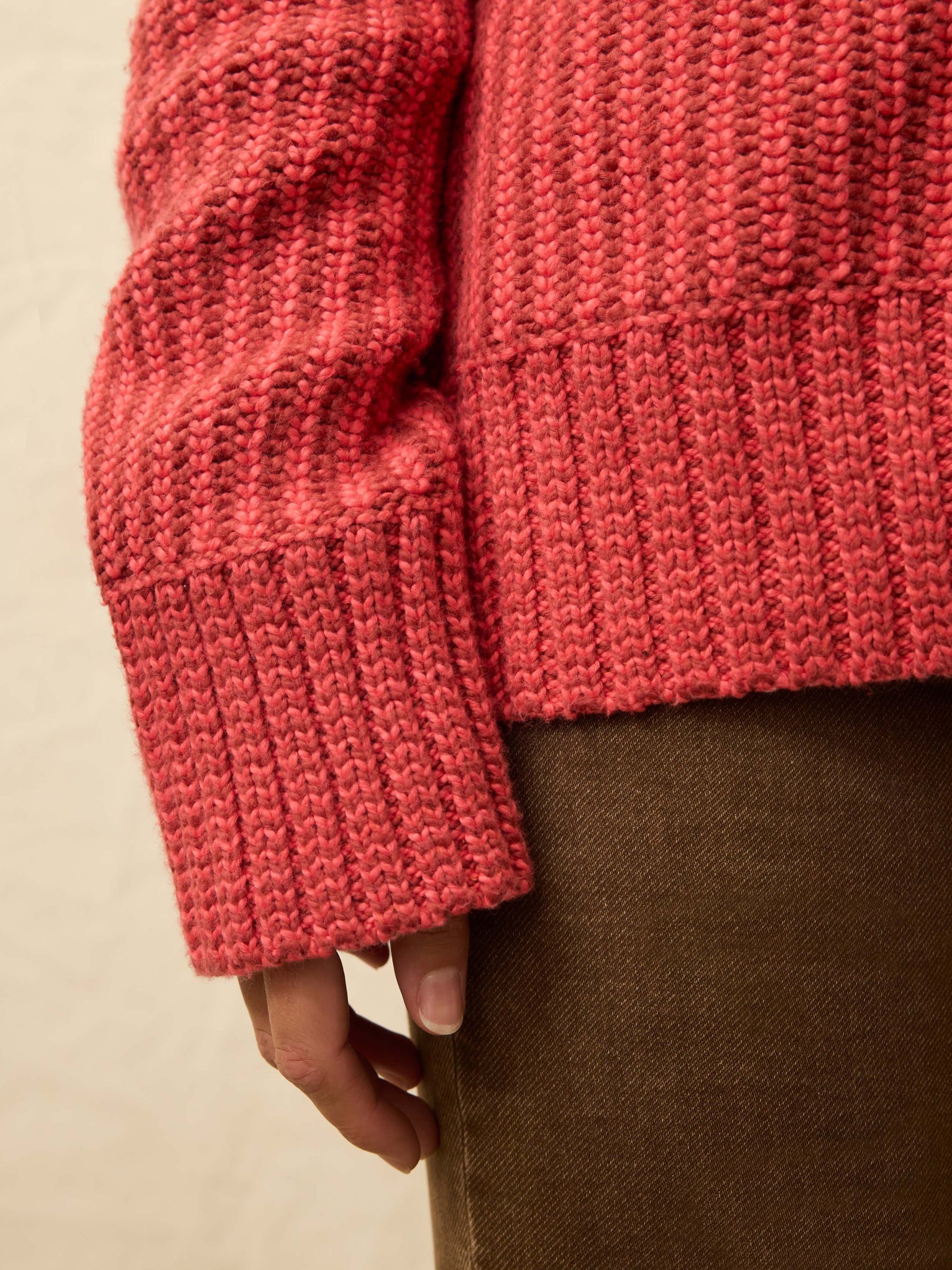 Heirloom Cotton Relaxed Crewneck - Dubarry Stripe - Image 5