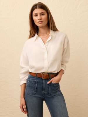 Laguna Linen Relaxed Shirt - White