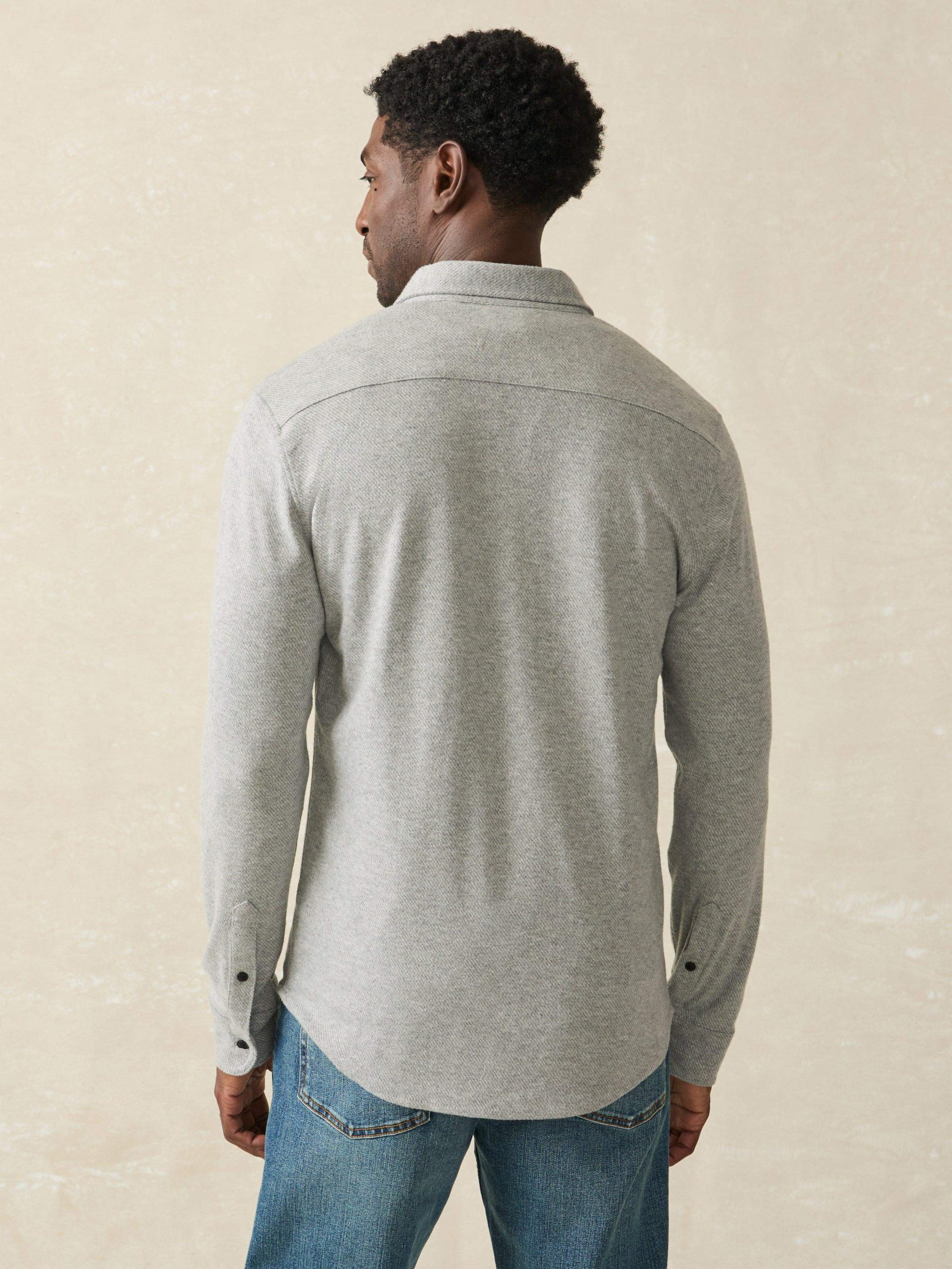 Legend? Sweater Shirt (Single Pocket) - Fossil Grey Twill - Image 5