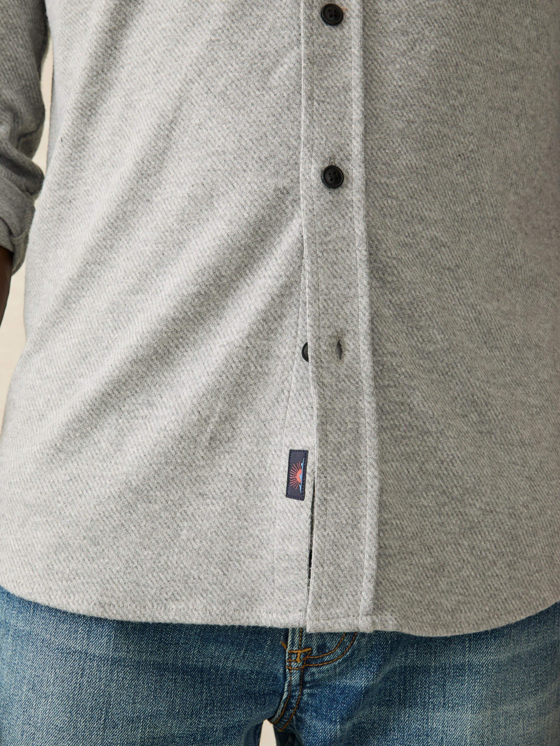 Legend? Sweater Shirt (Single Pocket) - Fossil Grey Twill - Image 3