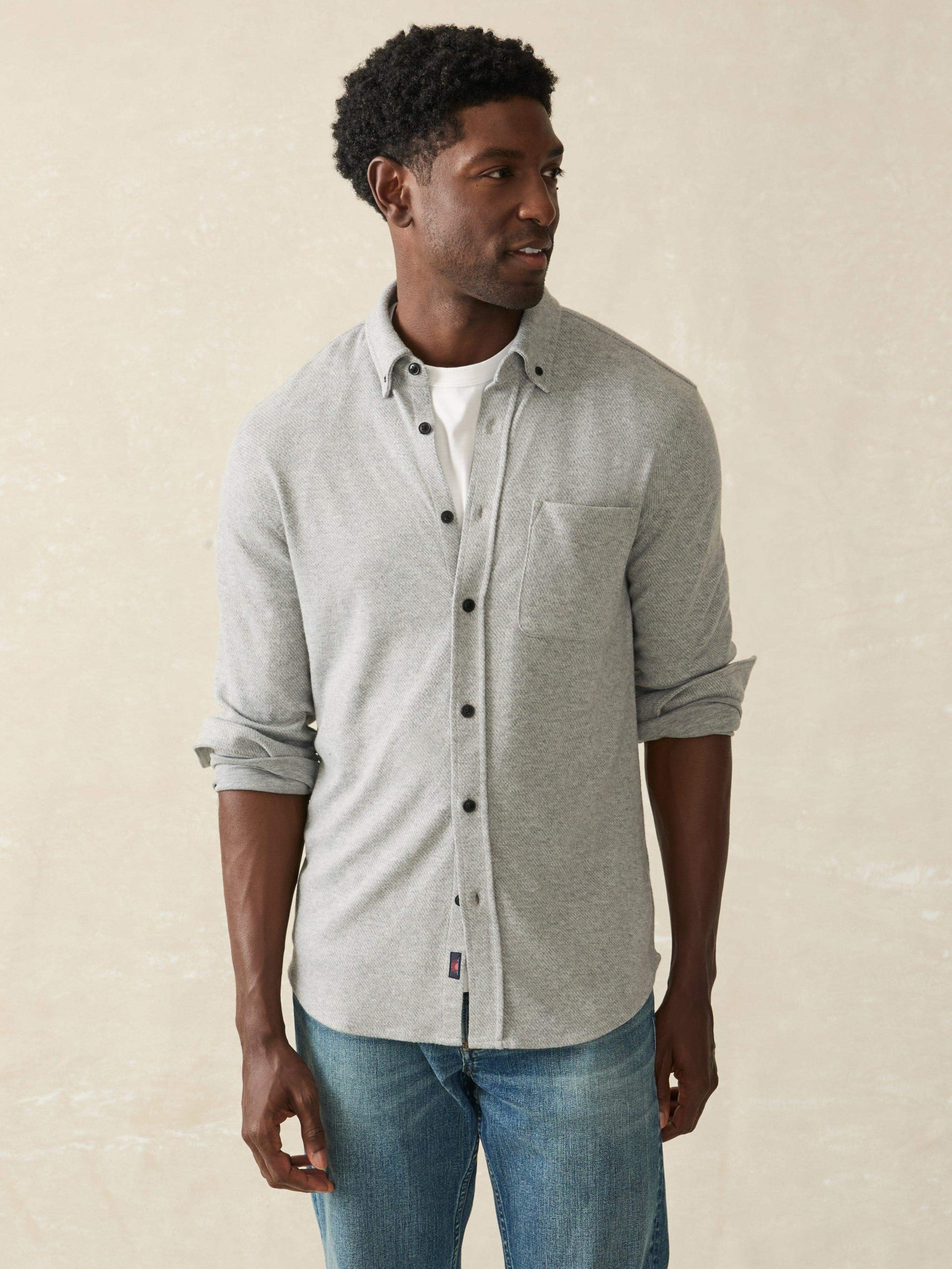 Legend? Sweater Shirt (Single Pocket) - Fossil Grey Twill