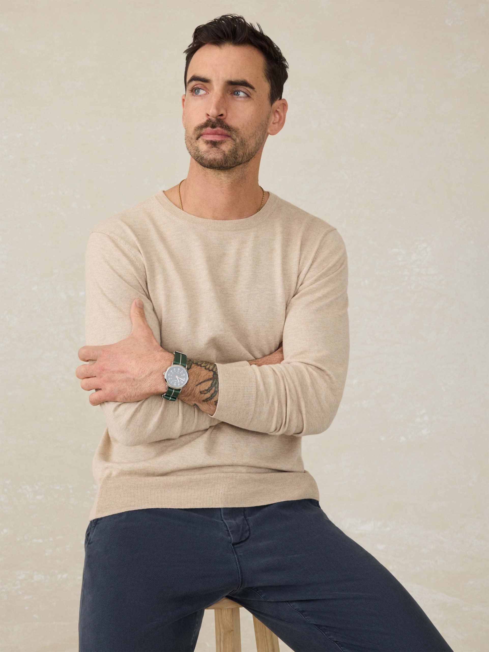 Movement? Crewneck Sweater - Soft Dune Heather - Image 5