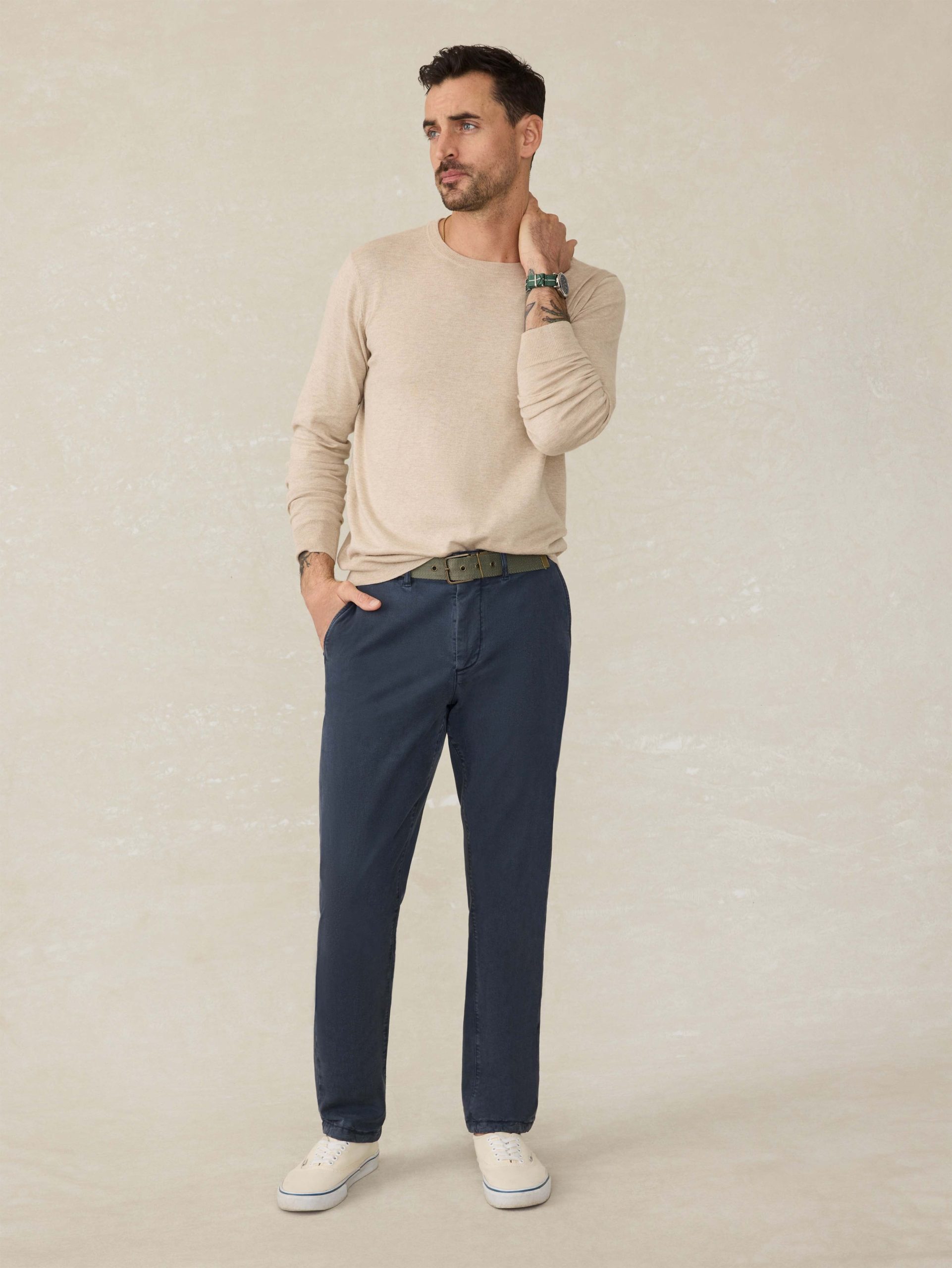 Movement? Crewneck Sweater - Soft Dune Heather - Image 4