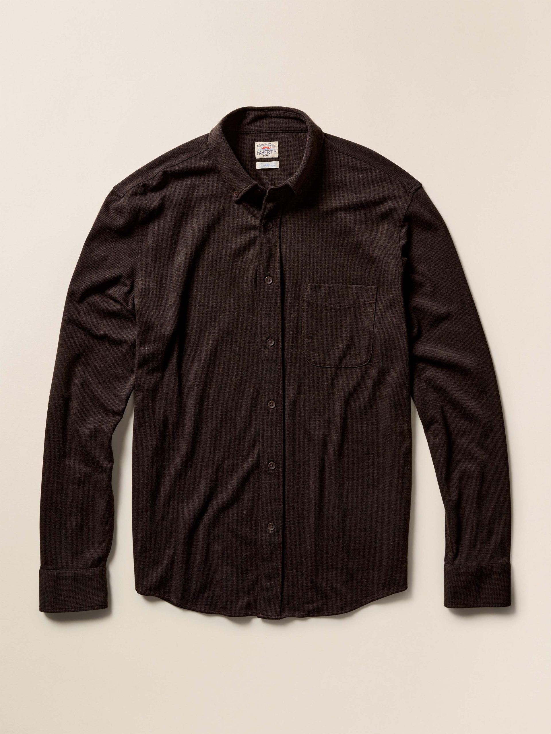 Coastline Knit Shirt - Bear Mountain Houndstooth - Image 3