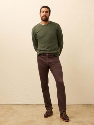 Stretch Terry 5-Pocket Pant - Northern Brown