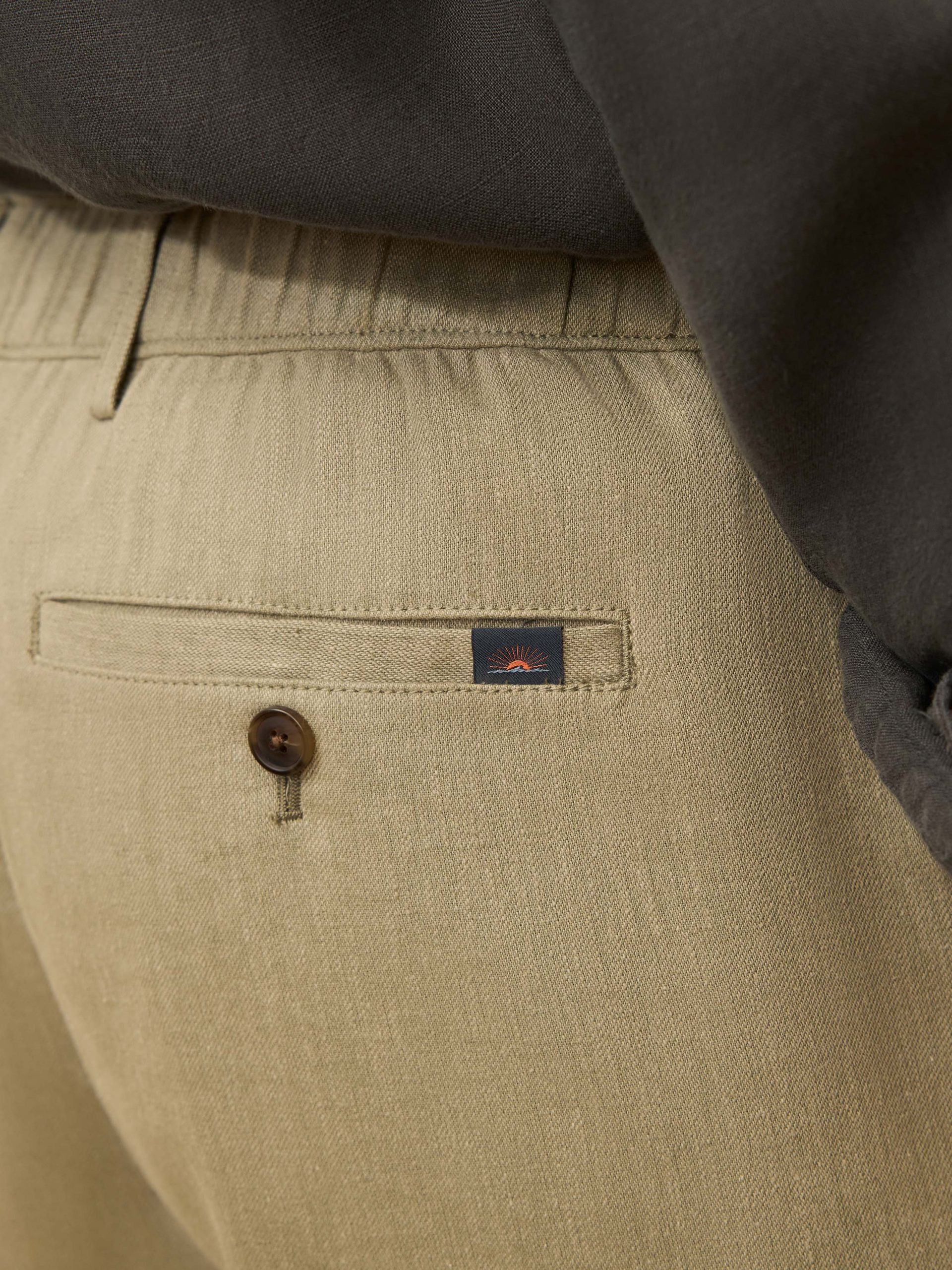 Movement? Linen Drawstring Short - Sage Cliff - Image 3