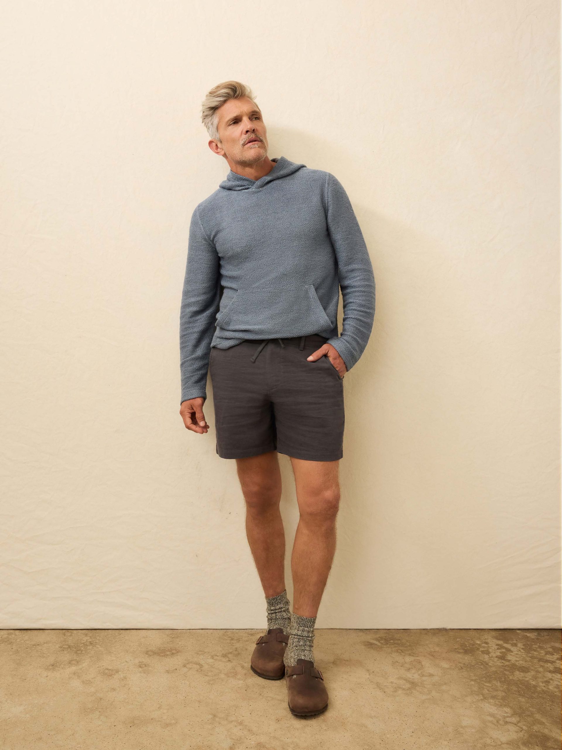 Movement Linen Drawstring Short - Washed Black - Image 2