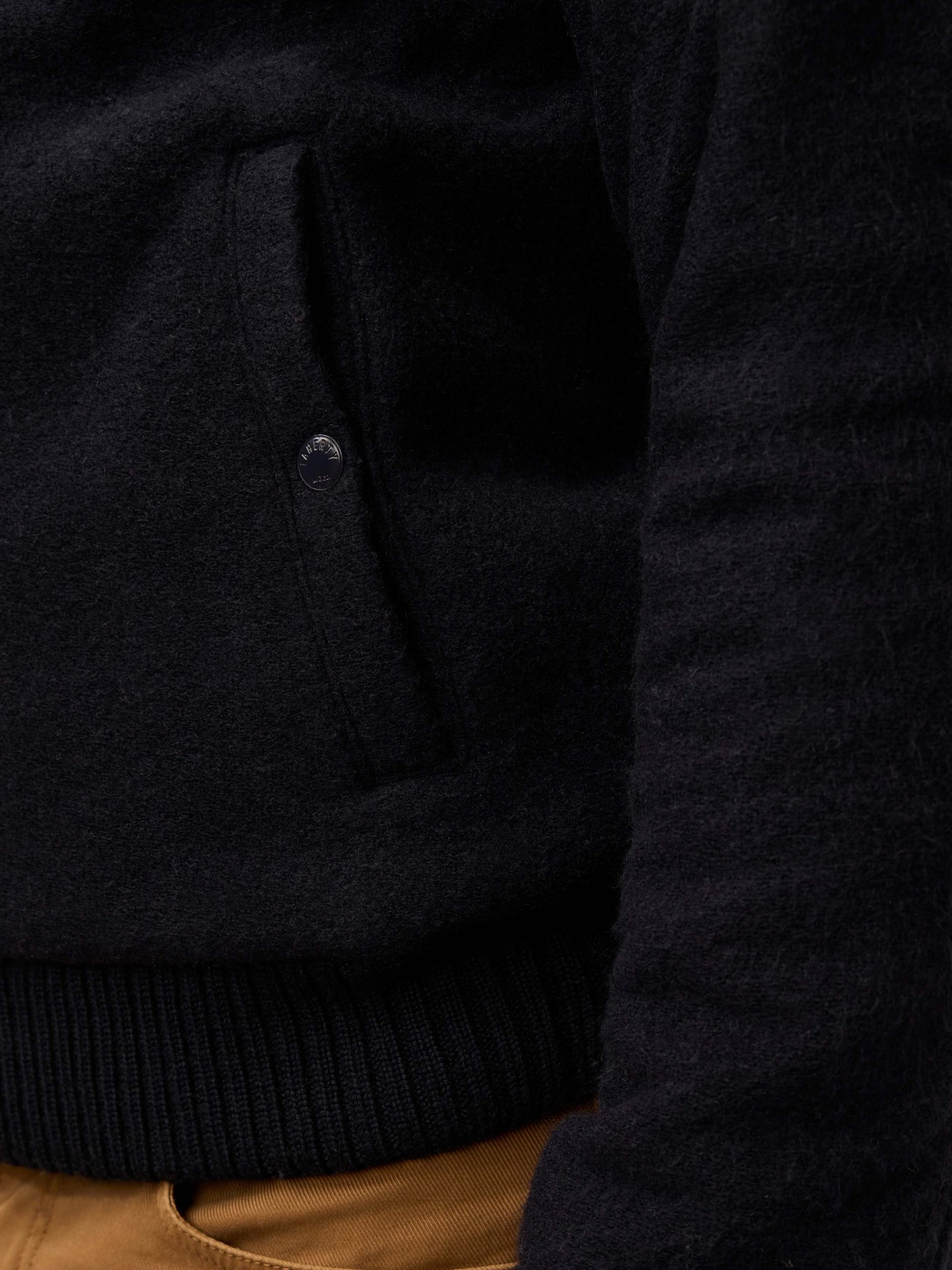 Range Fleece Lined Bomber - Navy Shadow Twill - Image 5