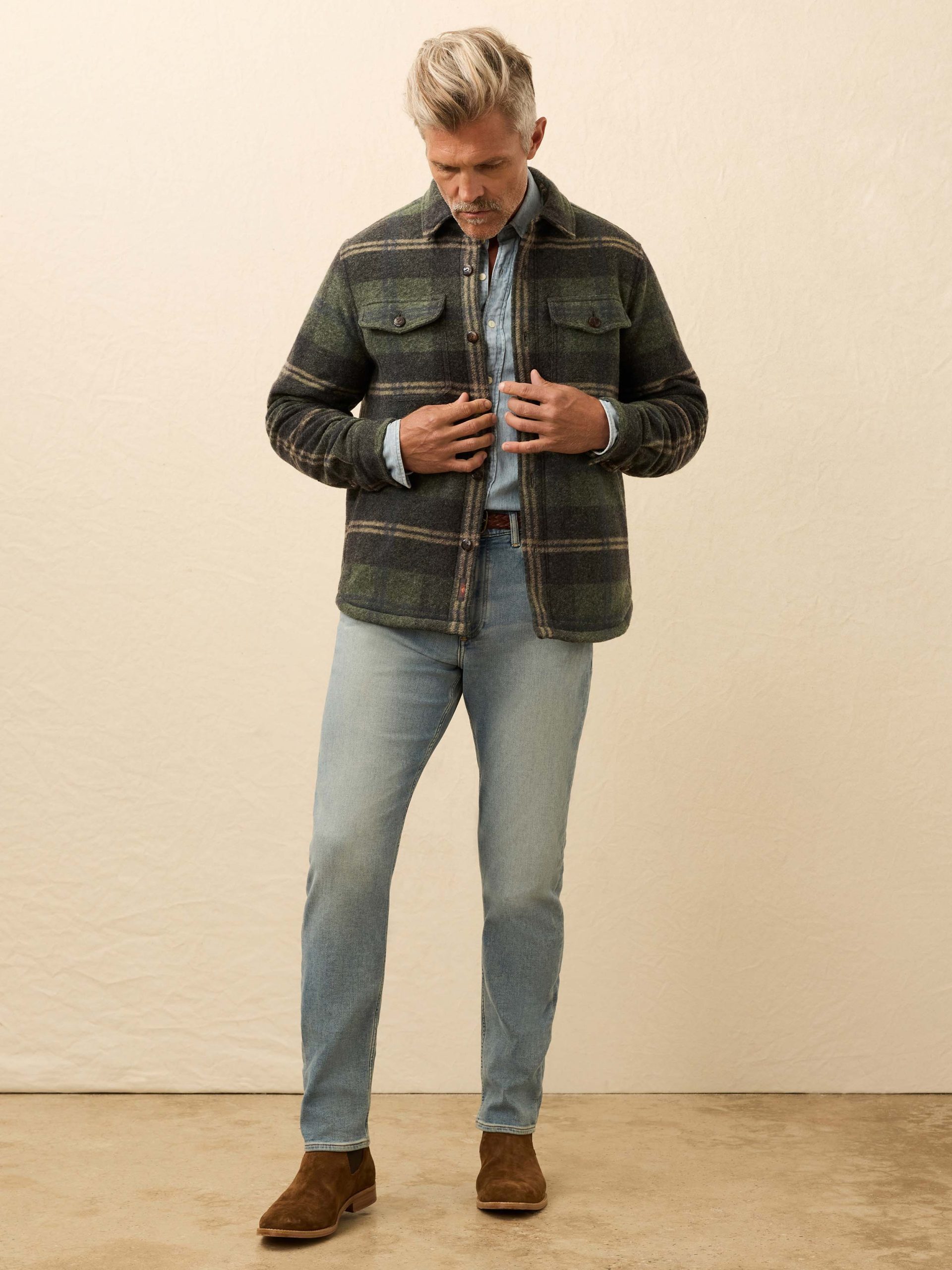 Range Fleece Lined CPO - Forest Point Plaid - Image 3